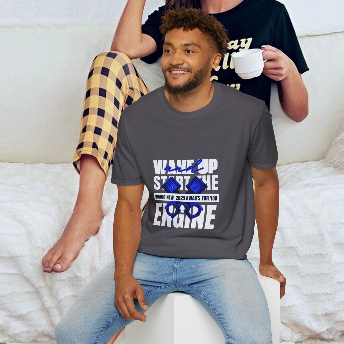 Unisex Softstyle T-Shirt_ N3+ Series USSTS FT2WW004_ Redefine Relaxation Limited Edition by WesternWaves: