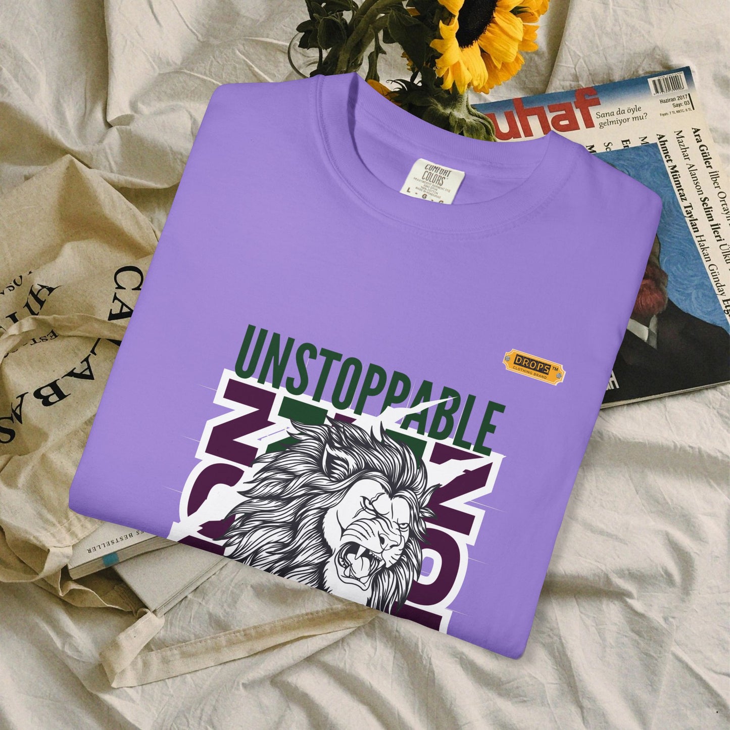 Unisex Garment-Dyed T-Shirt_ 26 June 2025_ Limited Edition Strength in Diversity by WesternWaves: