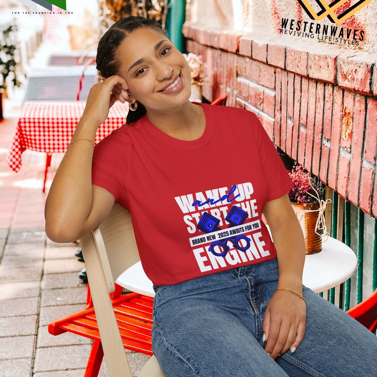 Unisex Softstyle T-Shirt_ N3+ Series USSTS FT2WW004_ Redefine Relaxation Limited Edition by WesternWaves: