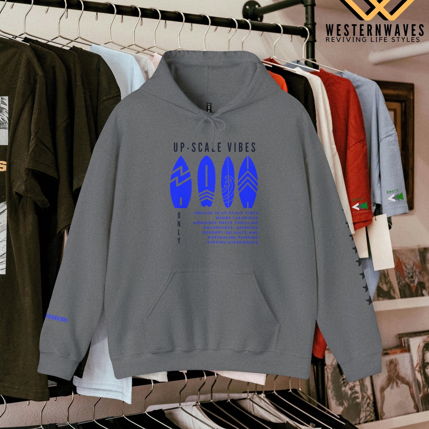Unisex Heavy Blend™ Crewneck Sweatshirt_ N3+ Series UHBCSS PT2WW008_ Limited Edition Comfort & Style by WesternWaves: