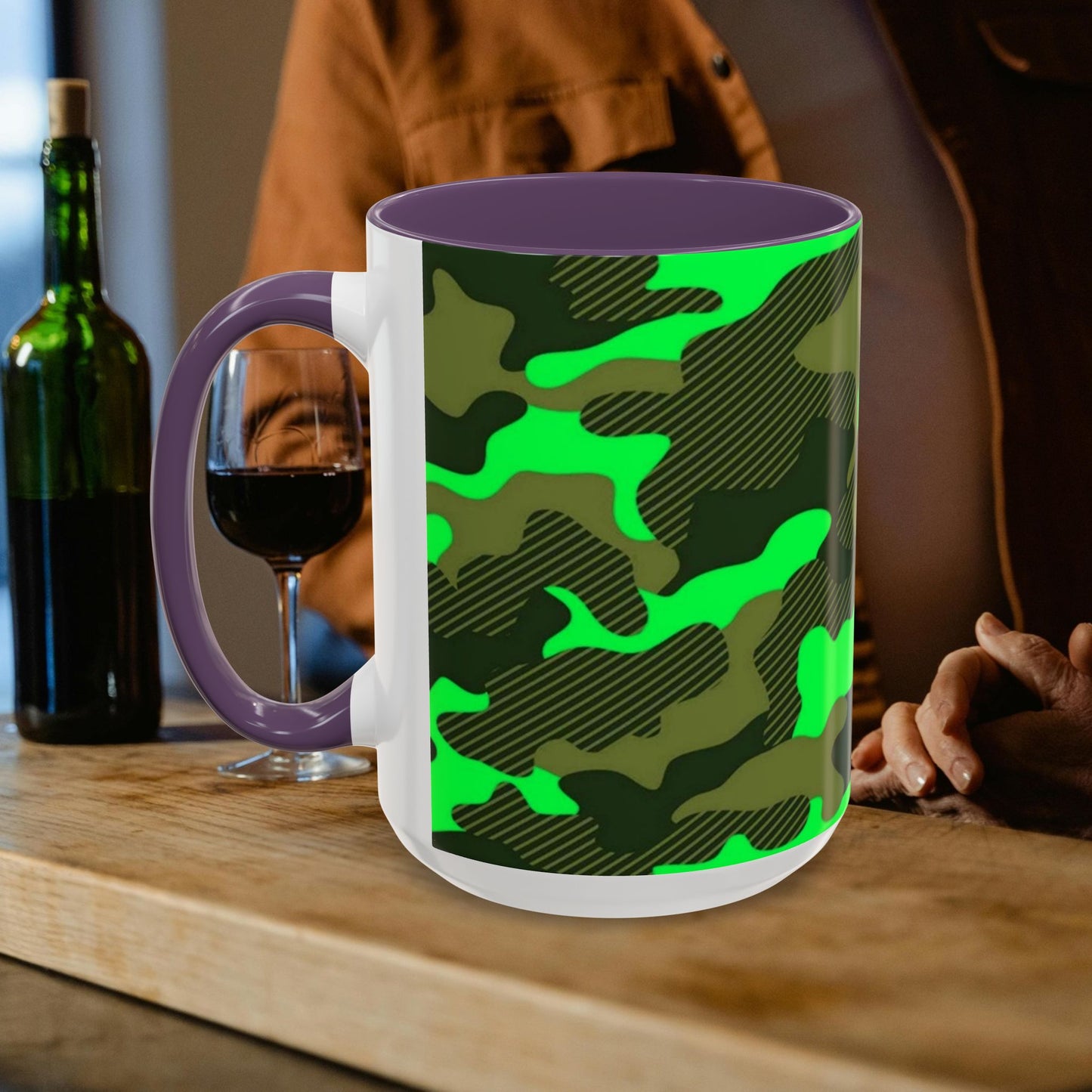 Accent Coffee Mug (11, 15oz)_ N2 Series ACMUG PT2WW004_ Limited Edition Mug by WesternWaves: