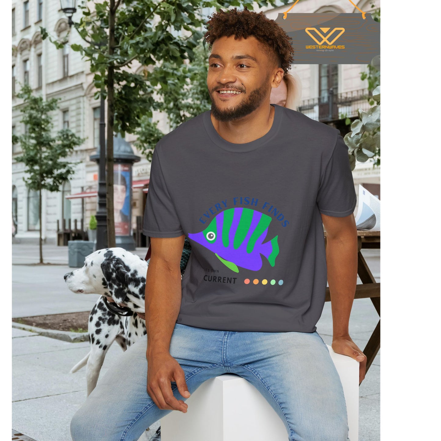 Unisex Softstyle T-Shirt_ N+ Series USSTS FT2WW009_ Limited Edition by WesternWaves: