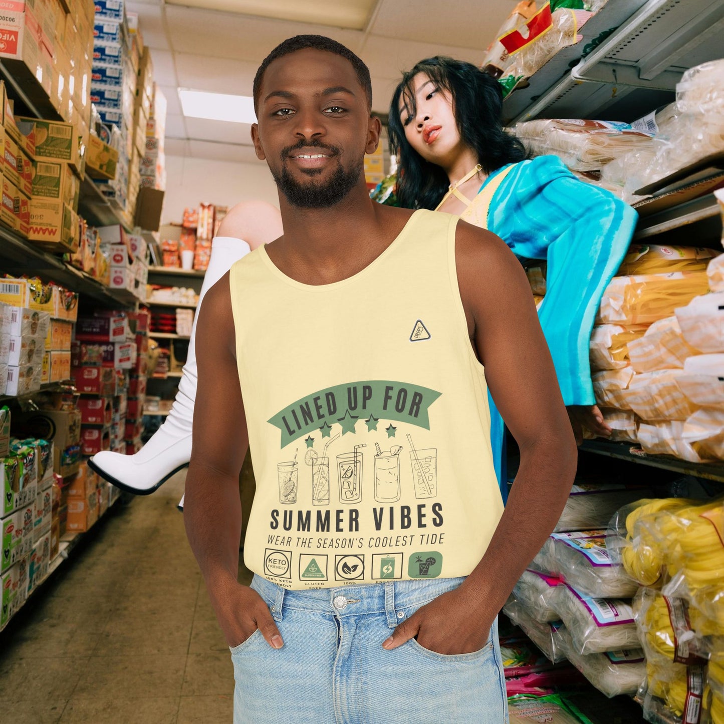 Unisex Garment-Dyed Tank Top_ Series N7* USDYEDTTOPS PT2WW001_ Limited Edition by WesternWaves:
