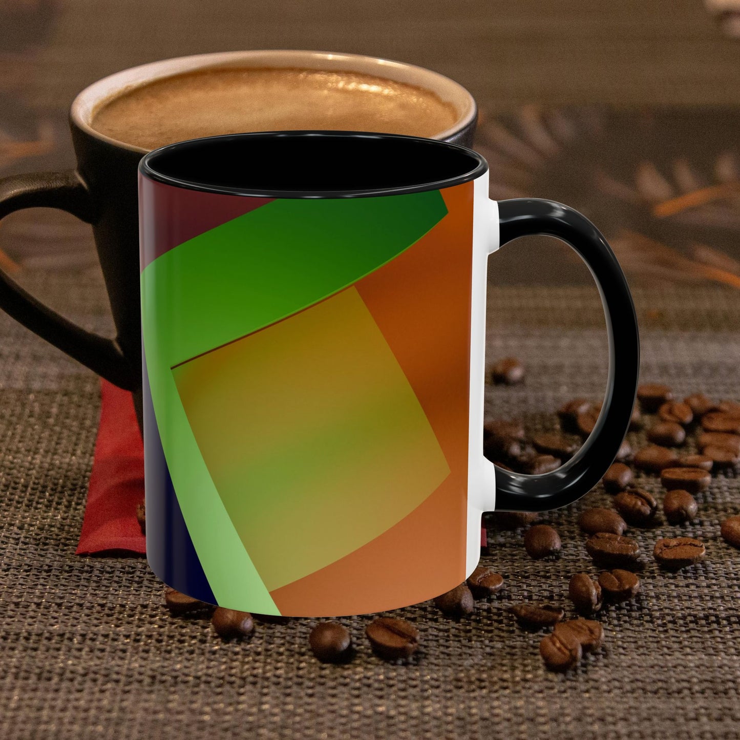 Accent Coffee Mug 11, 15oz_ N3+ Series ACM11OZ PT2WW018_ Limited Edition Perfect Blend of Style by WesternWaves: