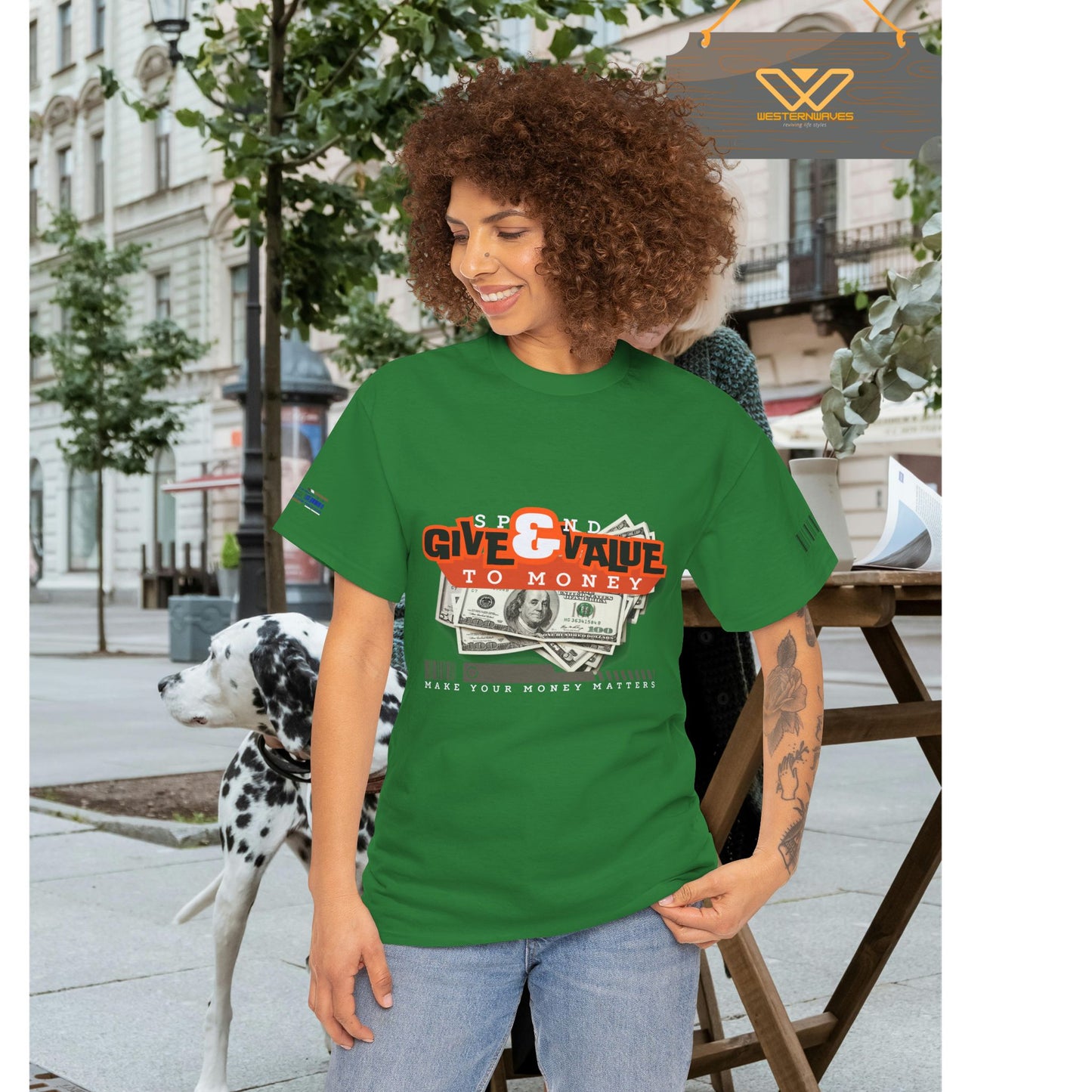 Unisex Heavy Cotton Tee_ Crafted from premium 100% cotton_ N3+ Series UHCT PT2WW013_ Limited Edition Maximum Comfort by WesternWaves: