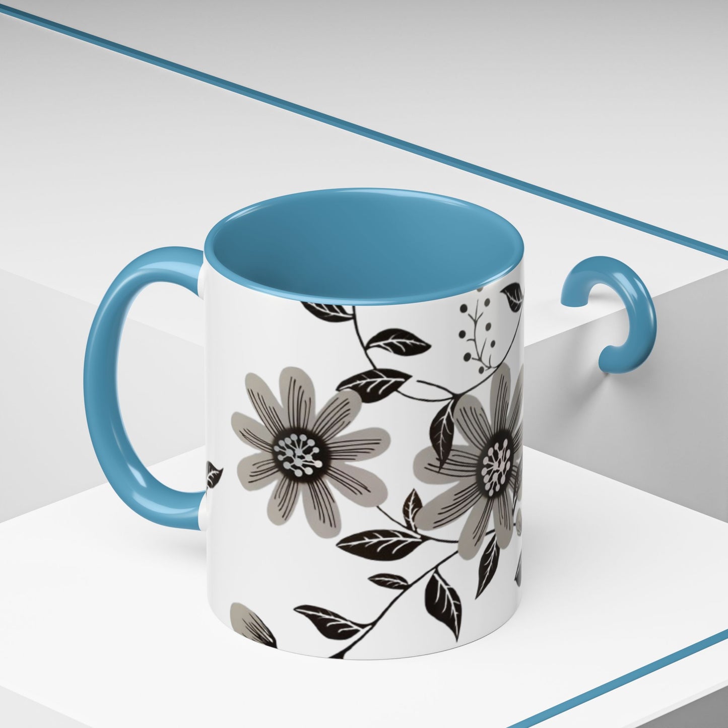 Accent Coffee Mug 11, 15oz_ N3+ Series ACM11OZ PT2WW015_ Limited Edition Perfect Blend of Style by WesternWaves:
