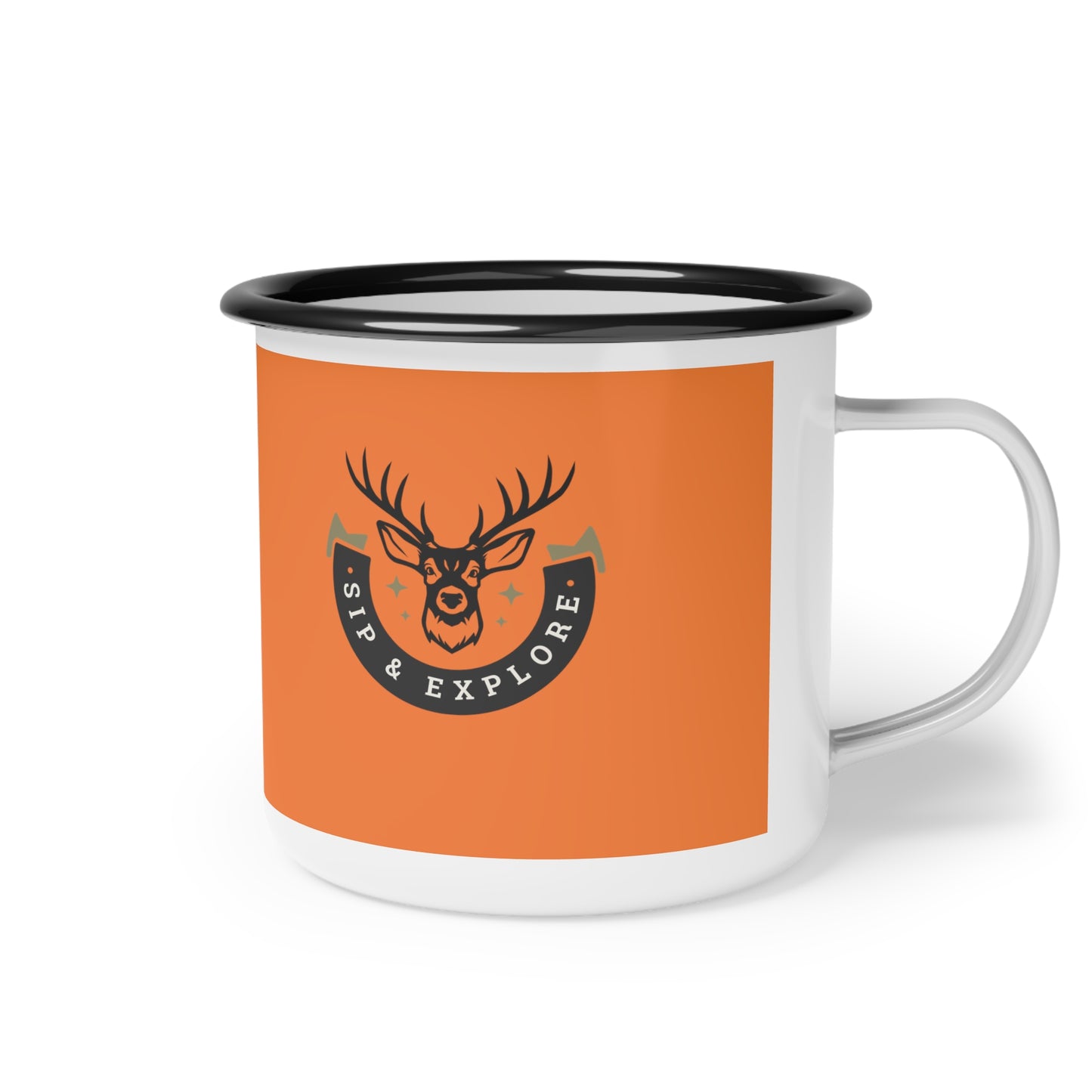 Enamel Camp Cup - N+ Series ECC PT2WW006_ Wilderness Wanderer Limited Edition by WesternWawes