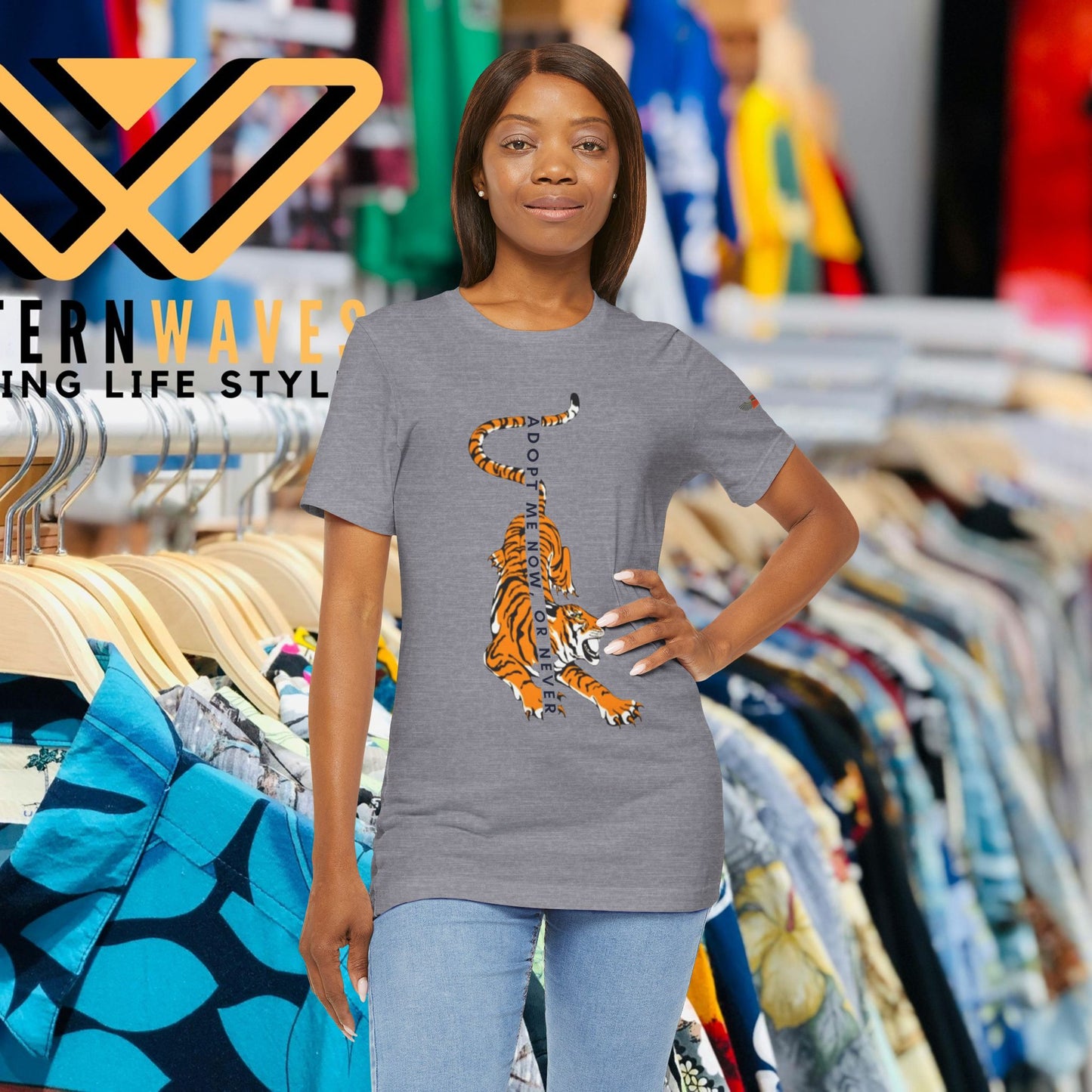 Unisex Jersey Short Sleeve Tee_ N2 Series PT2WW003_Limited Edition by WesternWaves:
