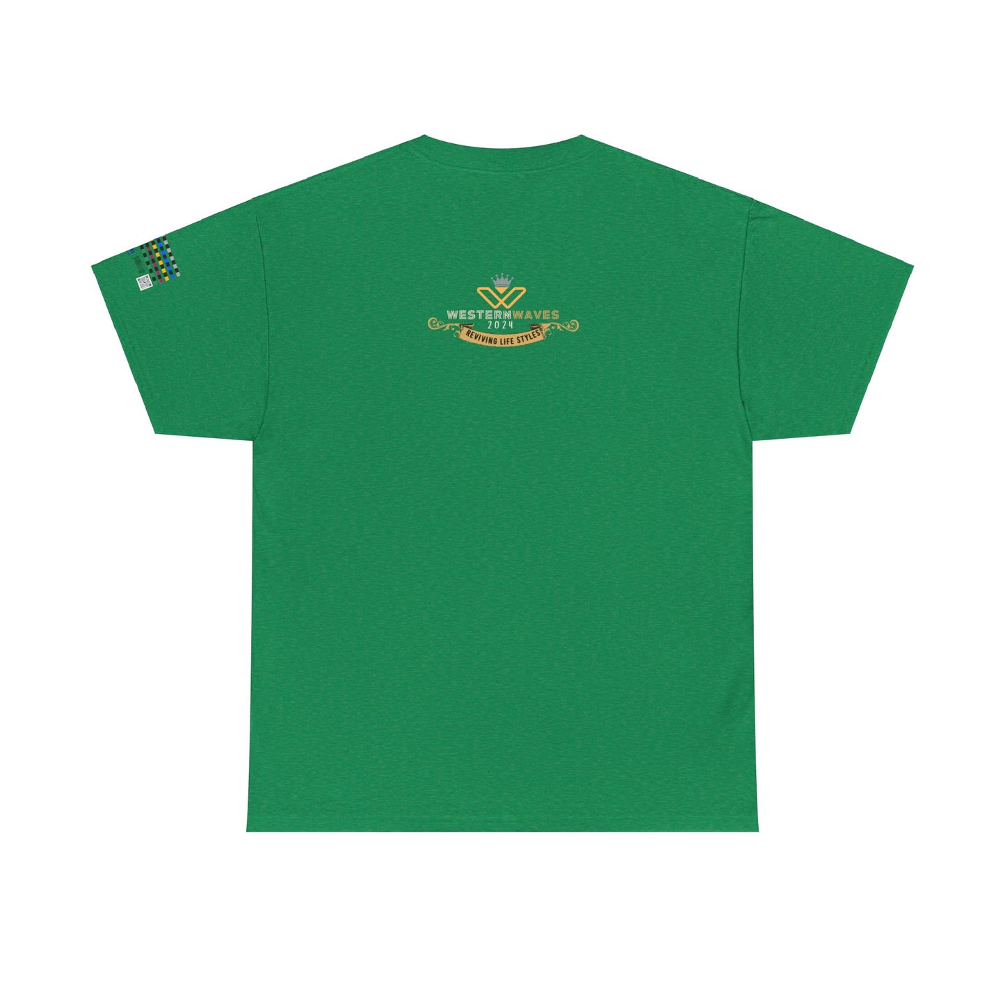 Unisex Heavy Cotton Tee_ Crafted from premium 100% cotton_ N+ Series UHCT PT2WV007_ Limited Edition by WesternWaves: