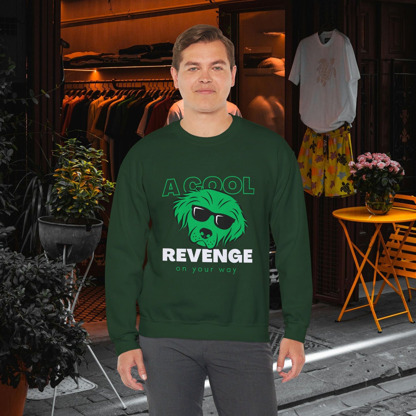 Unisex Heavy Blend™ Crewneck Sweatshirt_ N2+ Series UHBCSS PT2WW024_ Limited Edition Pure Luxury for Every Occasion by WesternWaves: