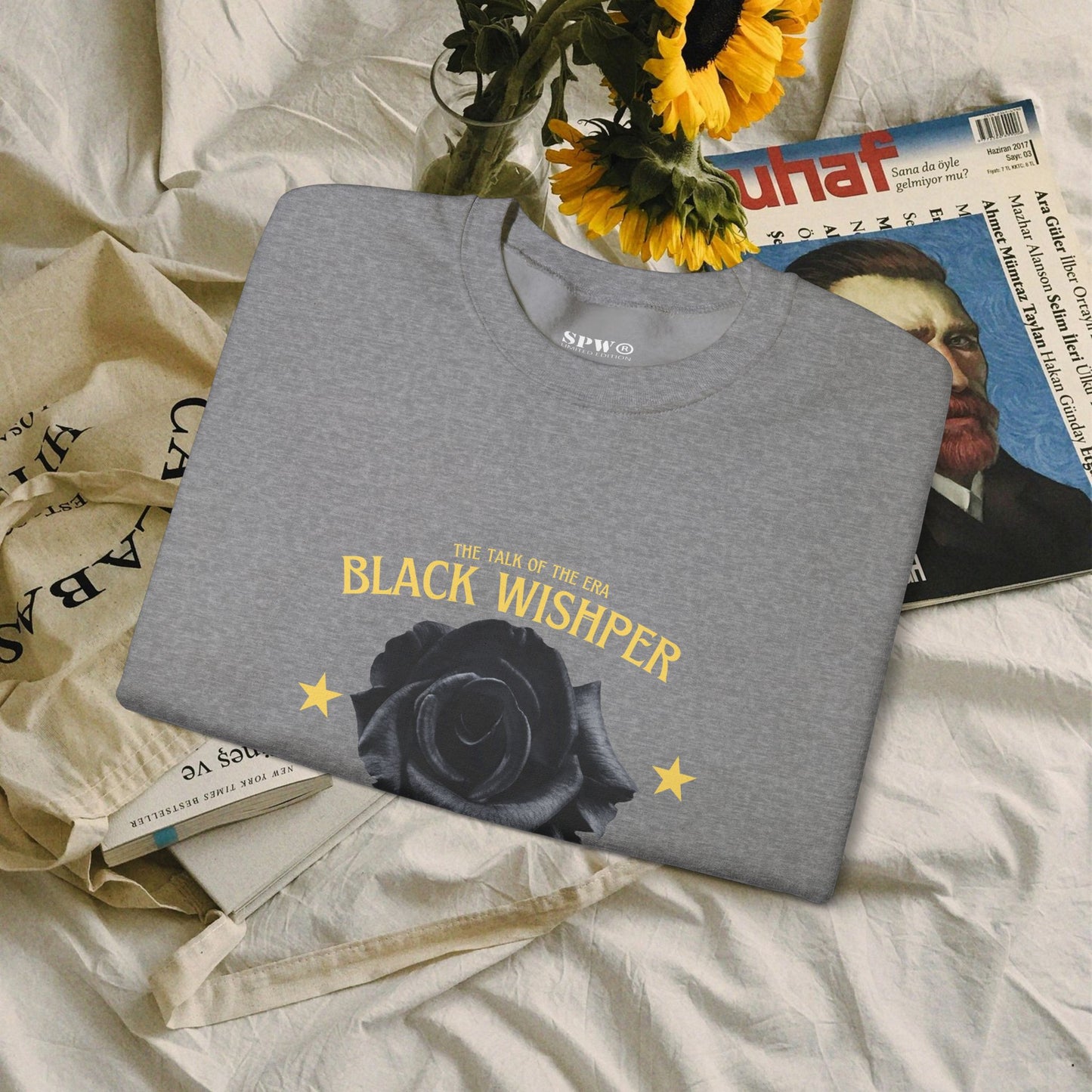 Unisex Heavy Blend™ Crewneck Sweatshirt_ N3+ Series UHBCSS PT2WV011_ Limited Edition Pure Luxury by WesternWaves: