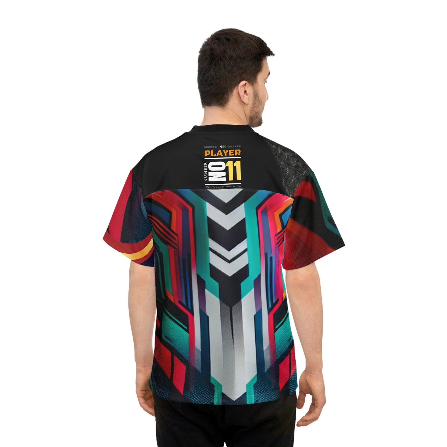 Unisex Football Jersey (AOP)_ Series UWD 060_ LImited Edition Soccer Jersey by WesternWaves: