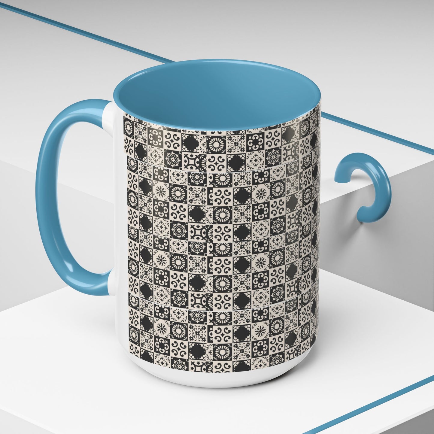 11oz Accent Mug_ N2 Series 11OZACM PT2WW001_ Limited Edition Perfect Blend of Style by WesternWaves: