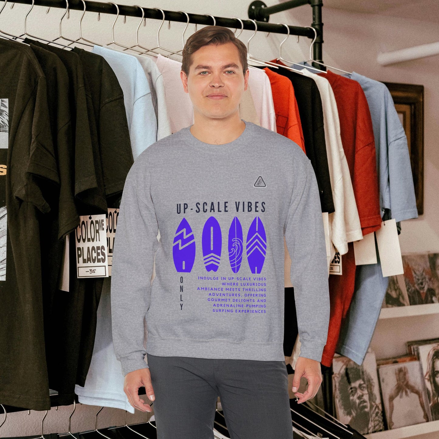 Unisex Heavy Blend™ Crewneck Sweatshirt_ N2 Series JBRW PT2WW001_Limited Edition Pure Luxury by WesternWaves:
