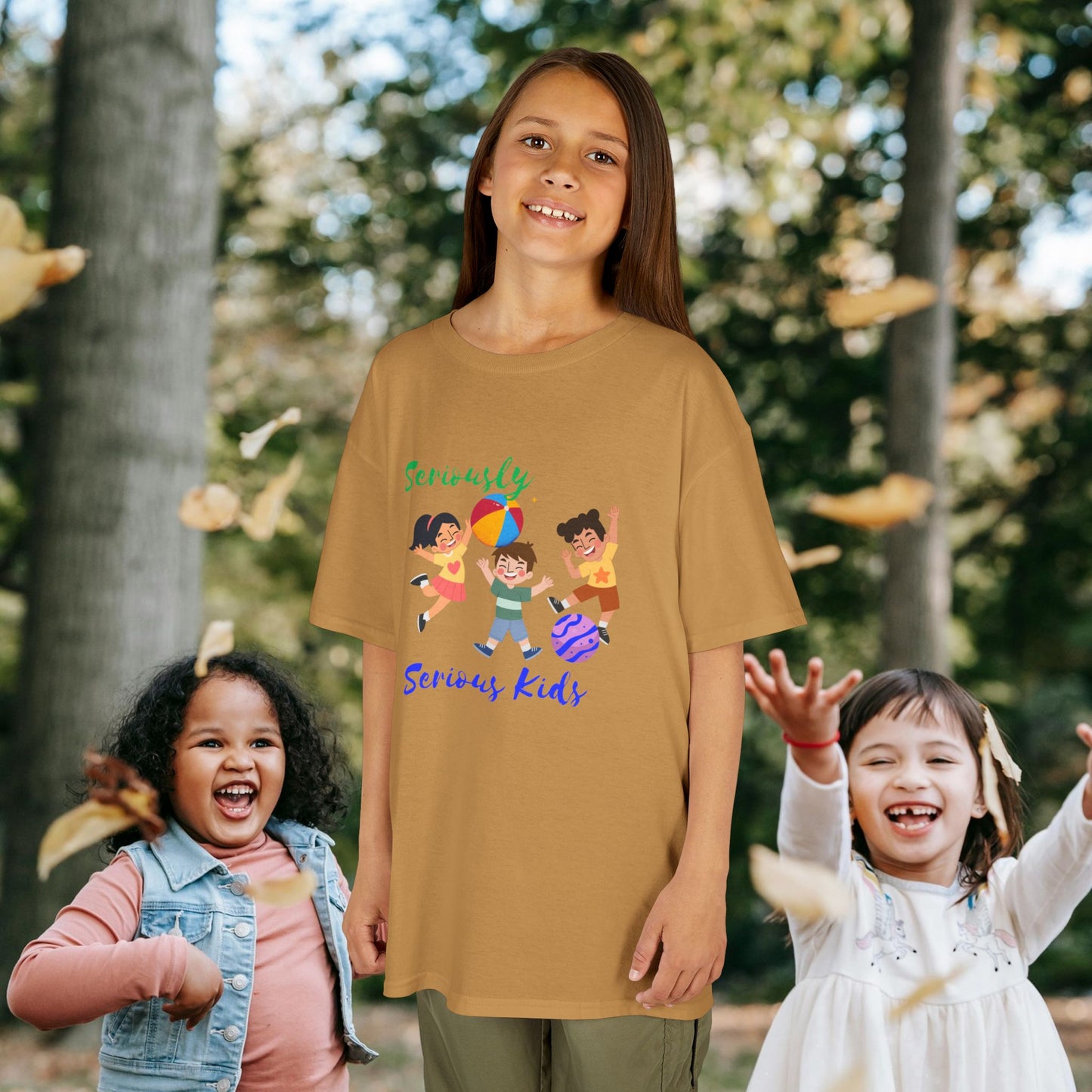Kids Heavy Cotton™ Tee_ N3+ Series KHCT PT2WW001_ Limited Edition Durable Comfort for Every Adventure by WesternWaves: