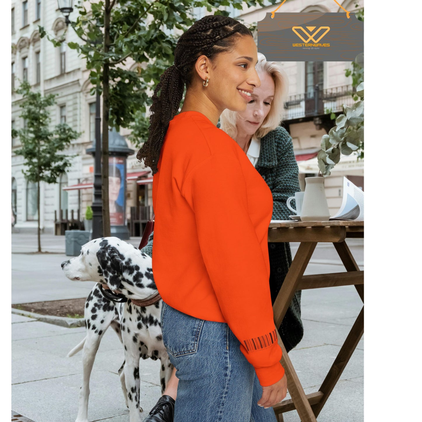 Unisex Heavy Blend™ Crewneck Sweatshirt_ N2+ Series UHBCSS PT2WW003_ Limited Edition Pure Luxury by WesternWaves: