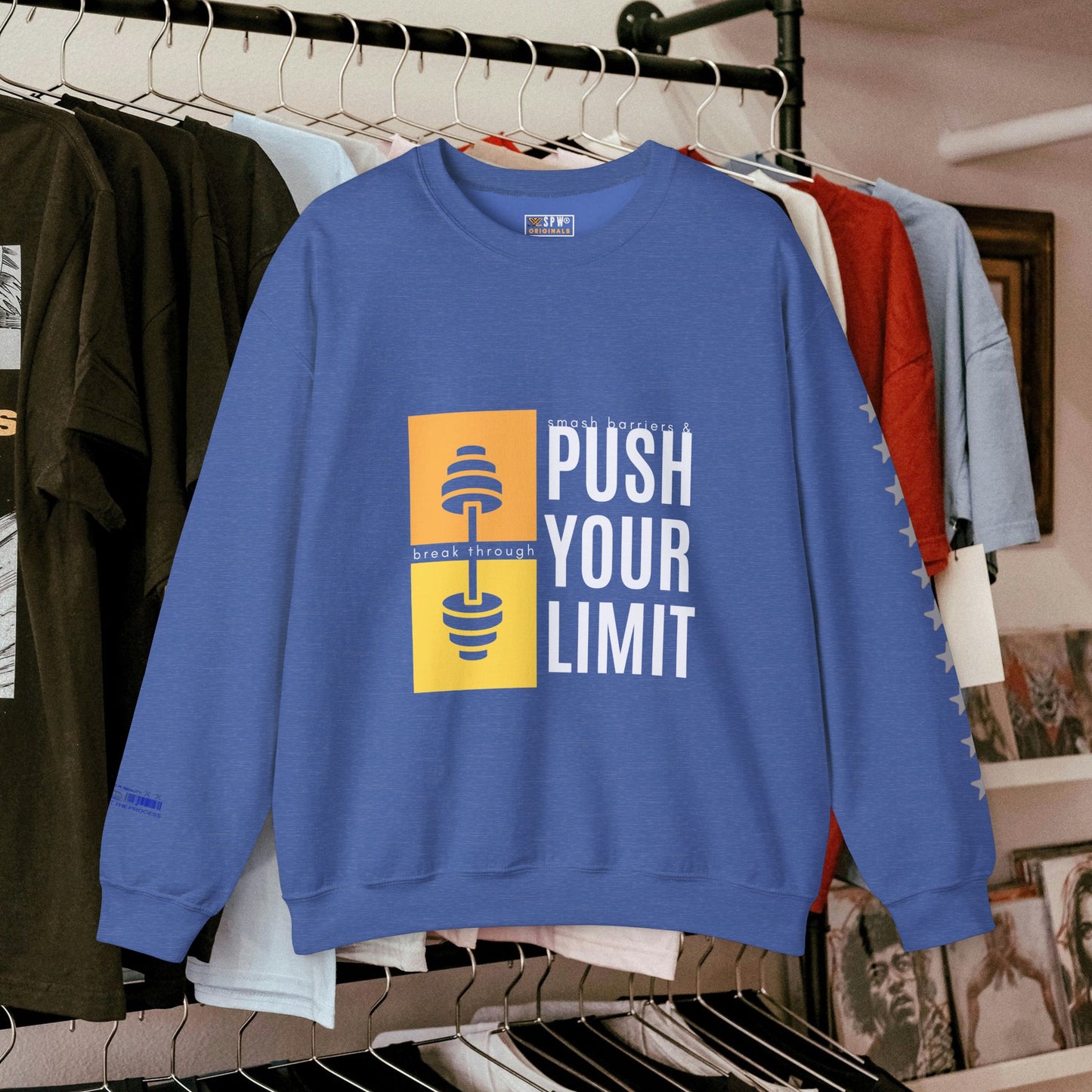 Unisex Heavy Blend™ Crewneck Sweatshirt_ N+ Series UHBCSS PT2WW029_ Limited Edition by WesternWaves: