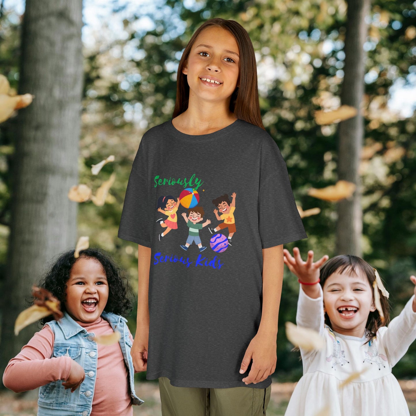 Kids Heavy Cotton™ Tee_ N3+ Series KHCT PT2WW001_ Limited Edition Durable Comfort for Every Adventure by WesternWaves: