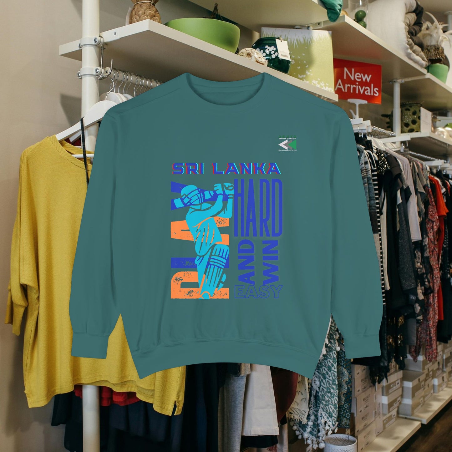 Unisex Garment-Dyed Sweatshirt_ N2 Series USGDSS PT2WW001_ Limited Edition Masterpiece of ‘ZeztZ’ Sports Brand Luxury & Casual Comfort by WesternWaves: