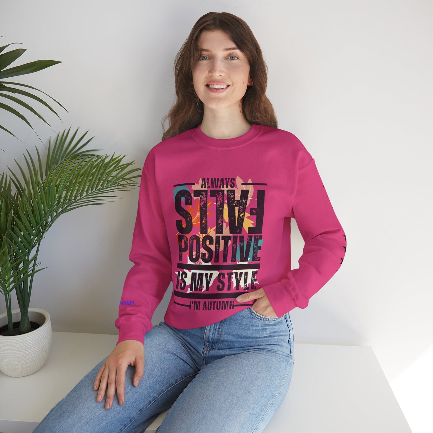 Unisex Heavy Blend™ Crewneck Sweatshirt_ N2+ Series UHBCSS PT2WW027_ Limited Edition Pure Luxury By WesternWaves: