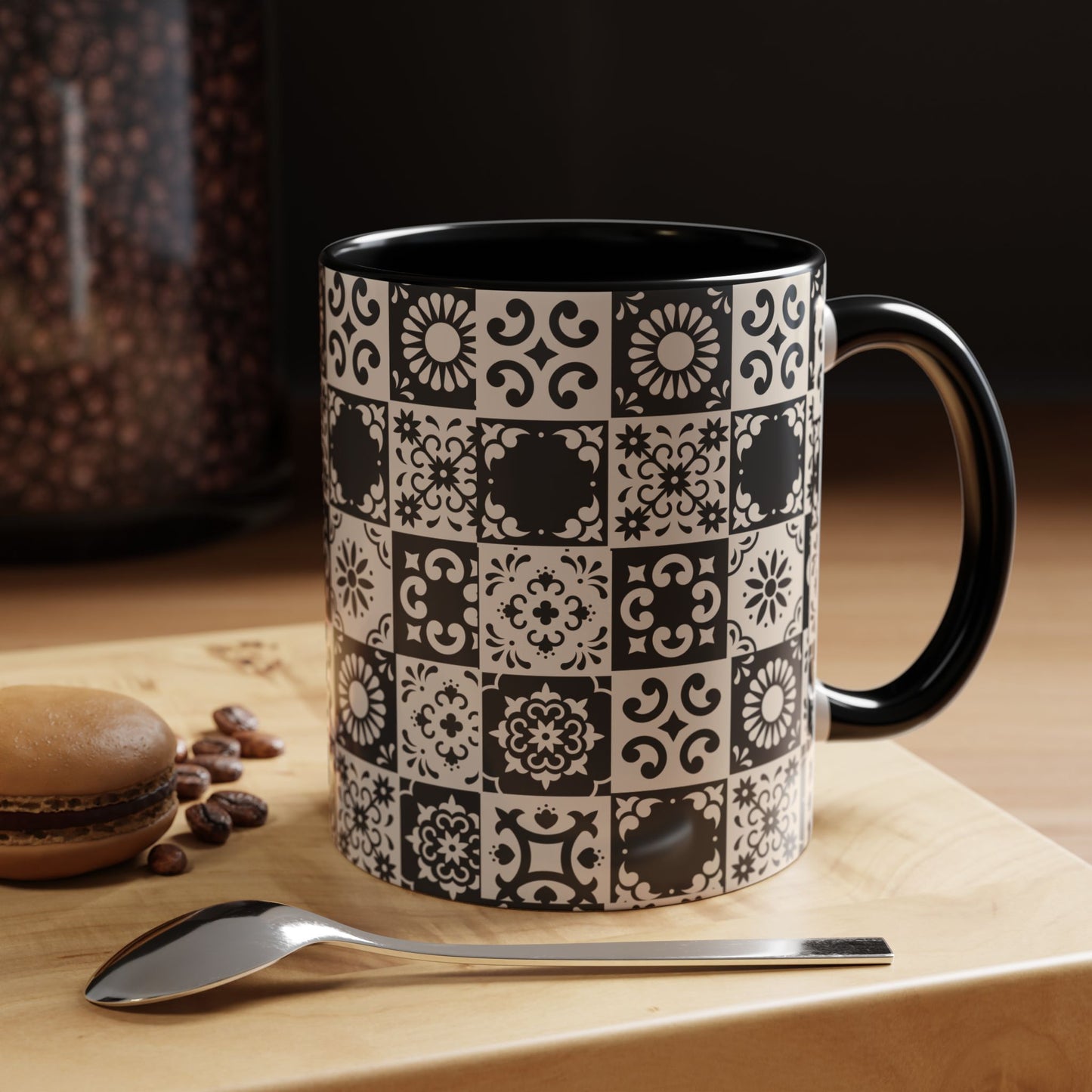 Accent Coffee Mug (11, 15oz)_ N+ Series ACMUG PT2WW004_ Limited Edition Mug by WesternWaves
