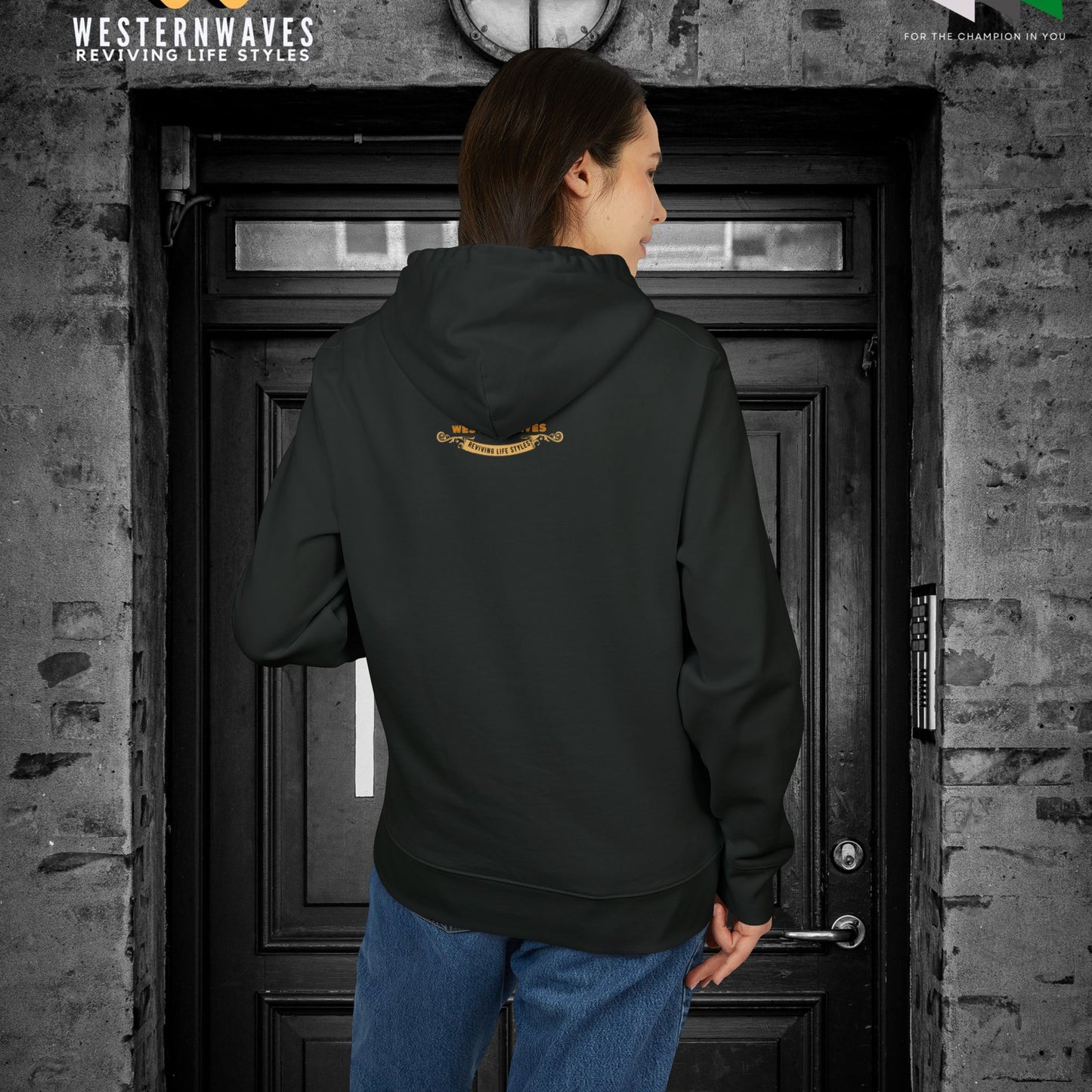 Unisex Cruiser 2.0 Hoodie – N3+ Series USC2.0H PT2WW001_ Limited Edition Eco-Friendly Comfort & Style by WesternWaves: