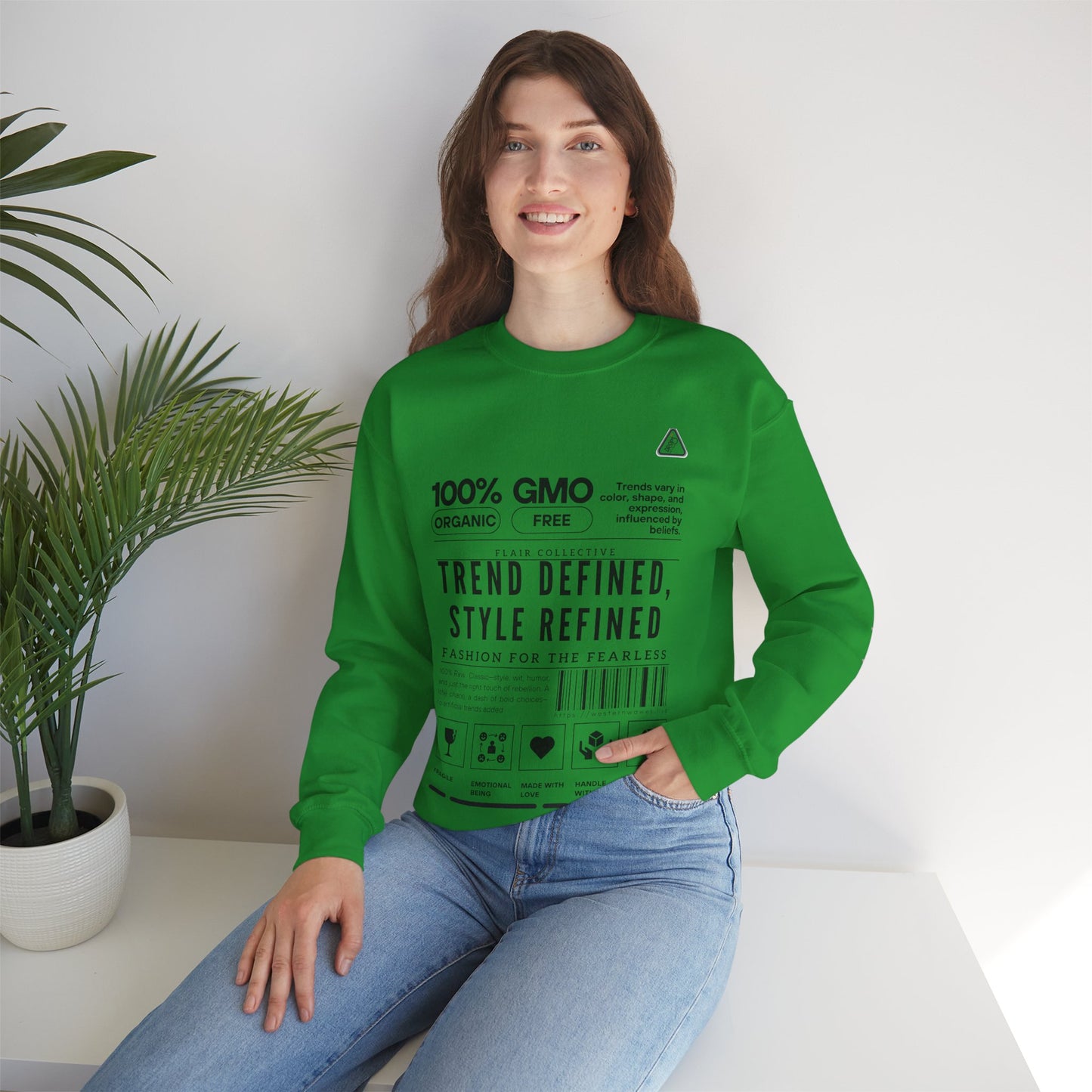Unisex Heavy Blend™ Crewneck Sweatshirt_ N2 Series SPW UHBCSS PT2WW003_ Limited Edition 'DROPS' Brand Raw Classics by WesternWaves: