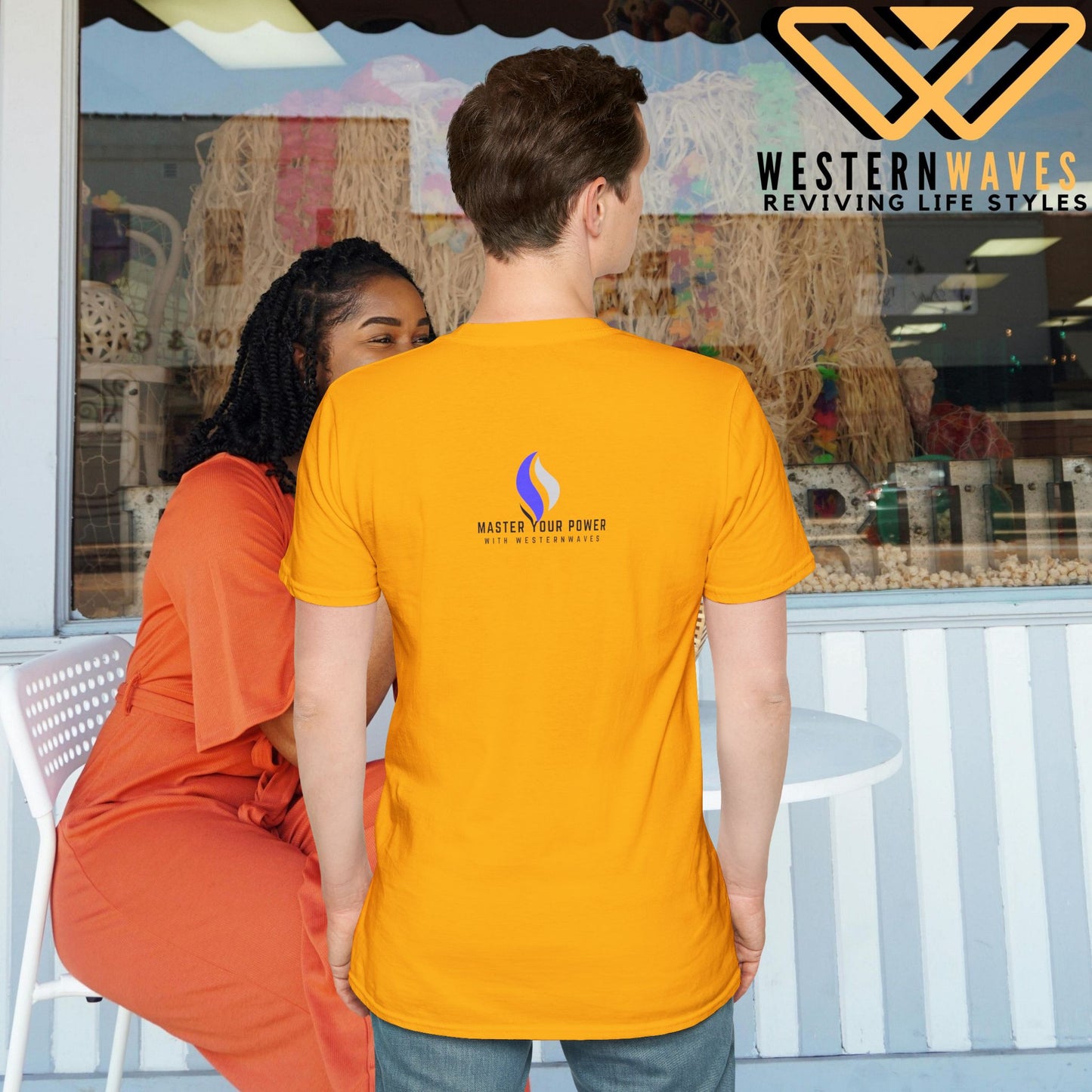 Unisex Softstyle T-Shirt_ N2+ Series USSTS FT2WW003_ Redefines Relaxation Limited Edition by WesternWaves: