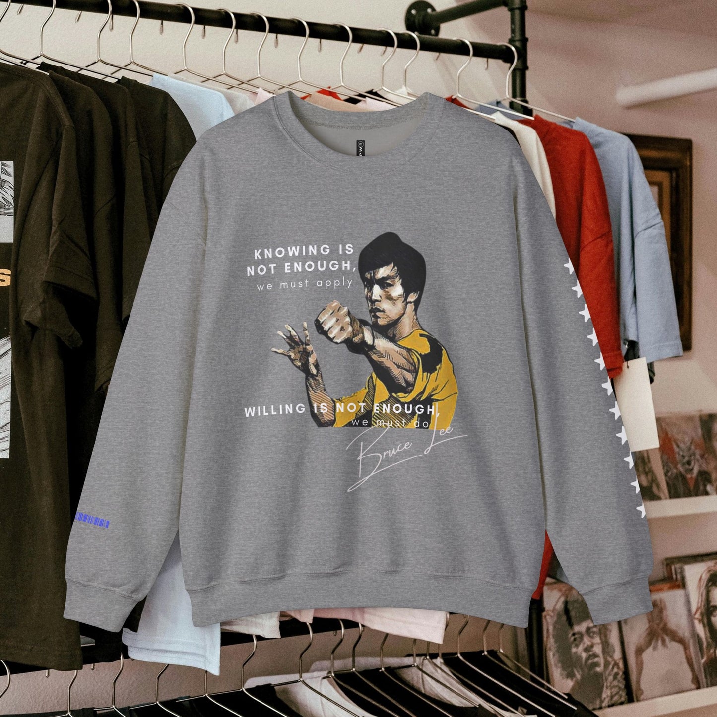 Unisex Heavy Blend™ Crewneck Sweatshirt_ N2+ Sports Series UHBCSS PT2WW008_ Limited Edition ‘Zeztz’ Brand Sports Elements by WesternWaves: