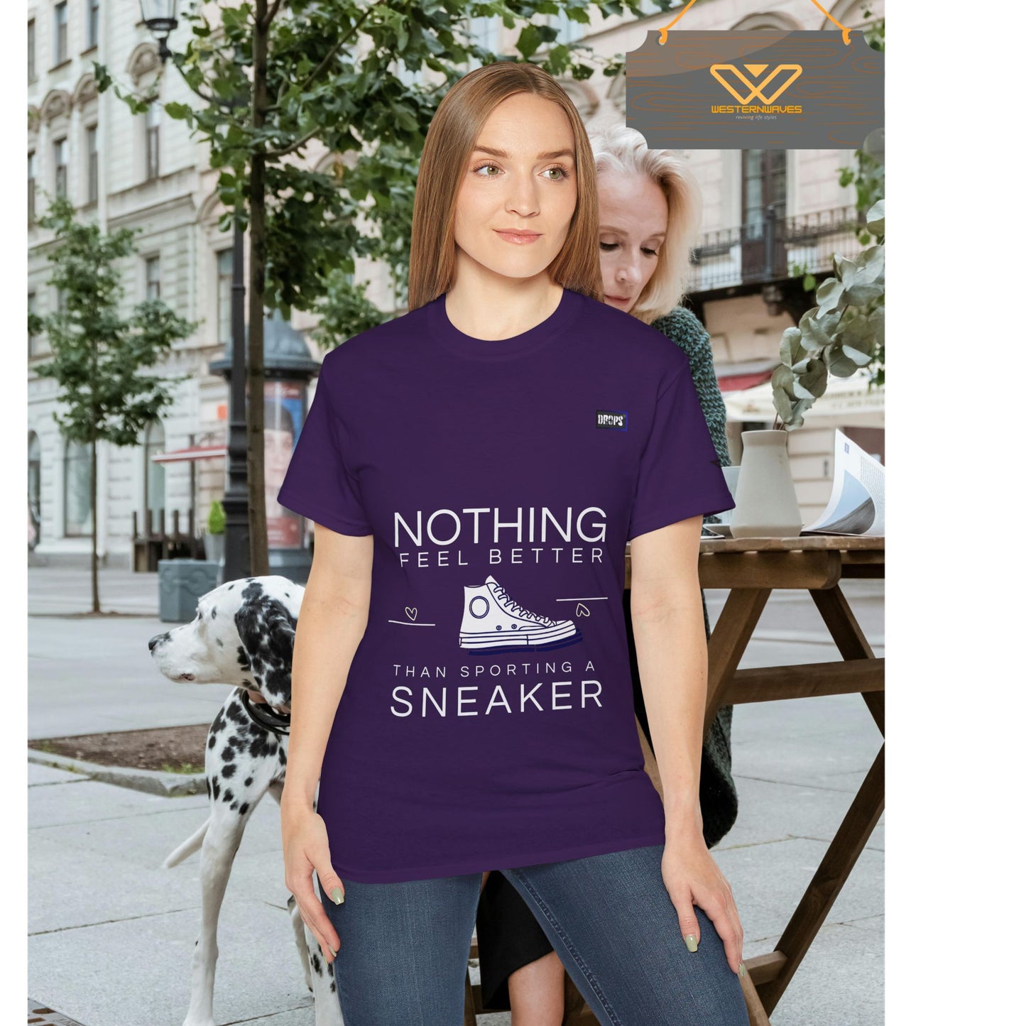 Unisex Ultra Cotton Tee_ Classic Comfort Unleashed_ N2* Series USUCTEE PT2WW009_ Limited Edition Maximum Comfort & Style by WesternWaves: