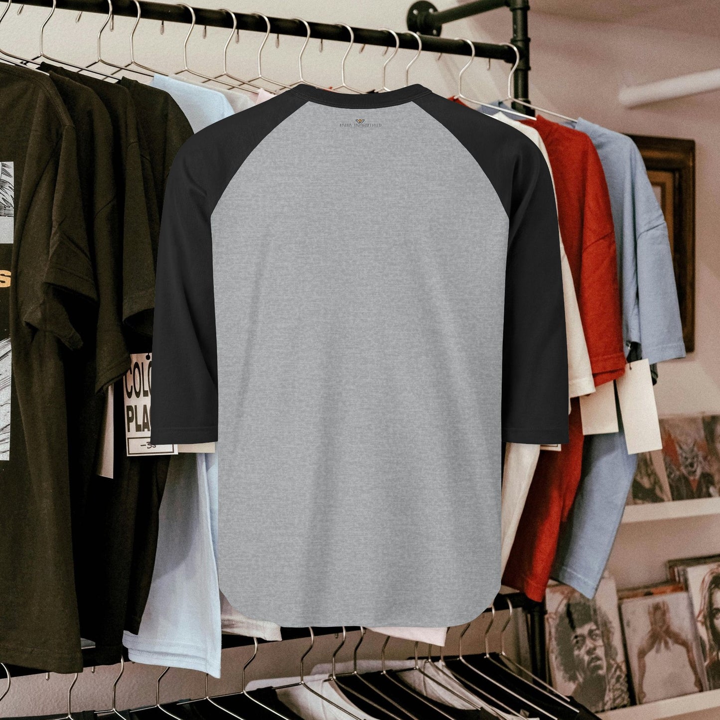 Beat the Beast Unisex Raglan Shirt - Retro Style, Perfect for Music Lovers and Casual Wear_ 19 April 2025_ 004