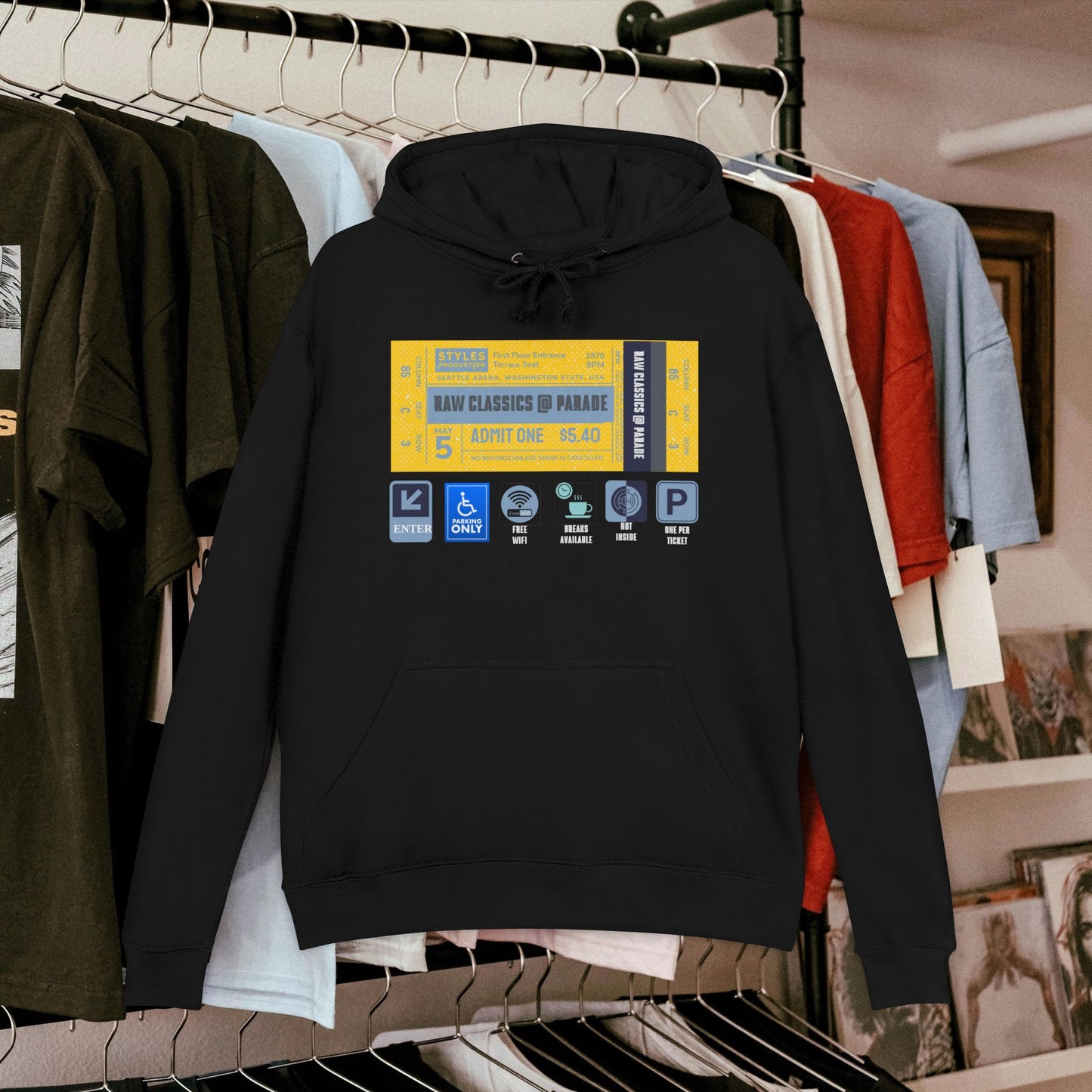 Unisex French Terry Hoodie_ 24 June 2025_ Limited Edition Stylish Fashion by WesternWaves: