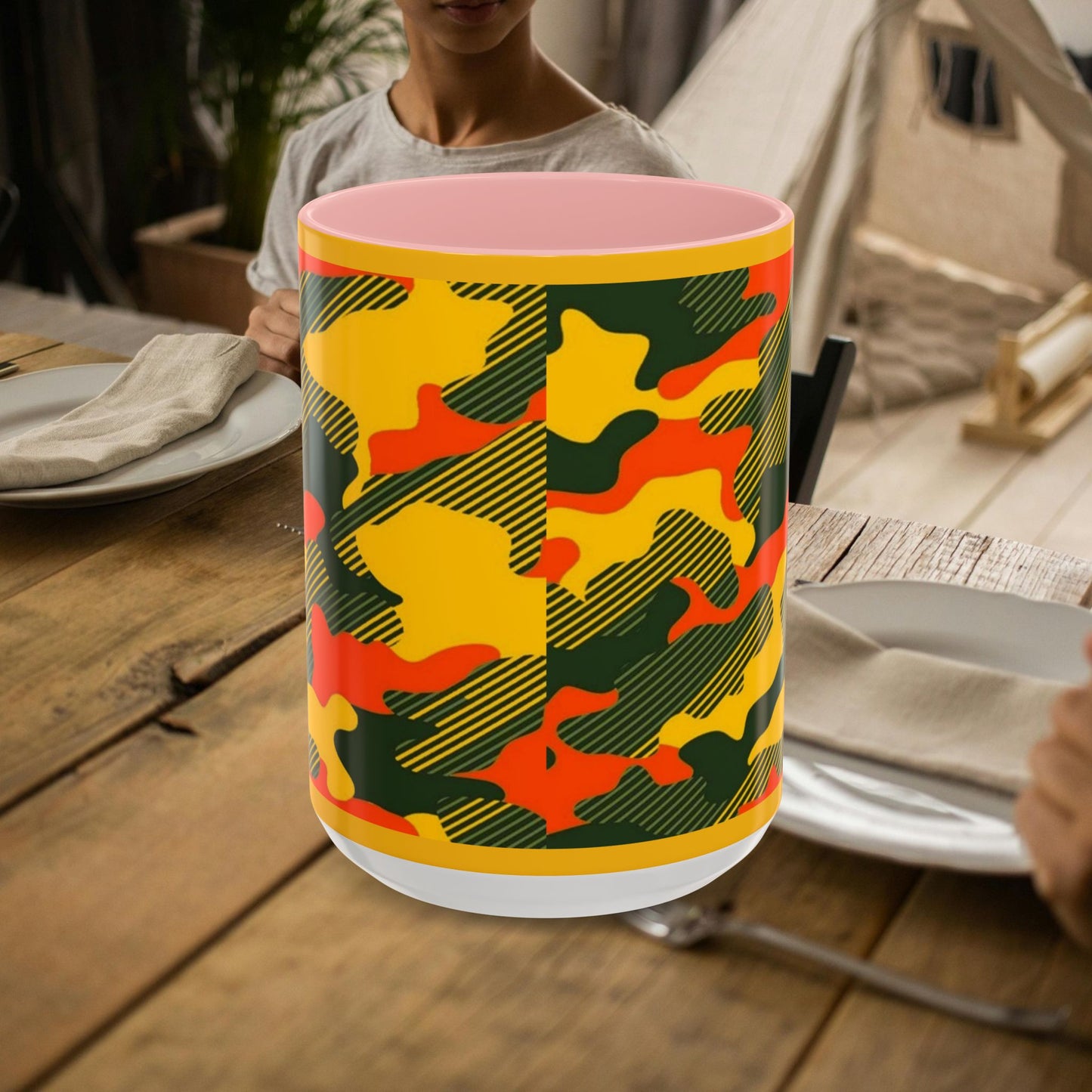 Accent Coffee Mug 11oz, 15 oz_ N2 Series ACM11OZ PT2WW001_ Vibrant Limited Edition Design by WesternWawes
