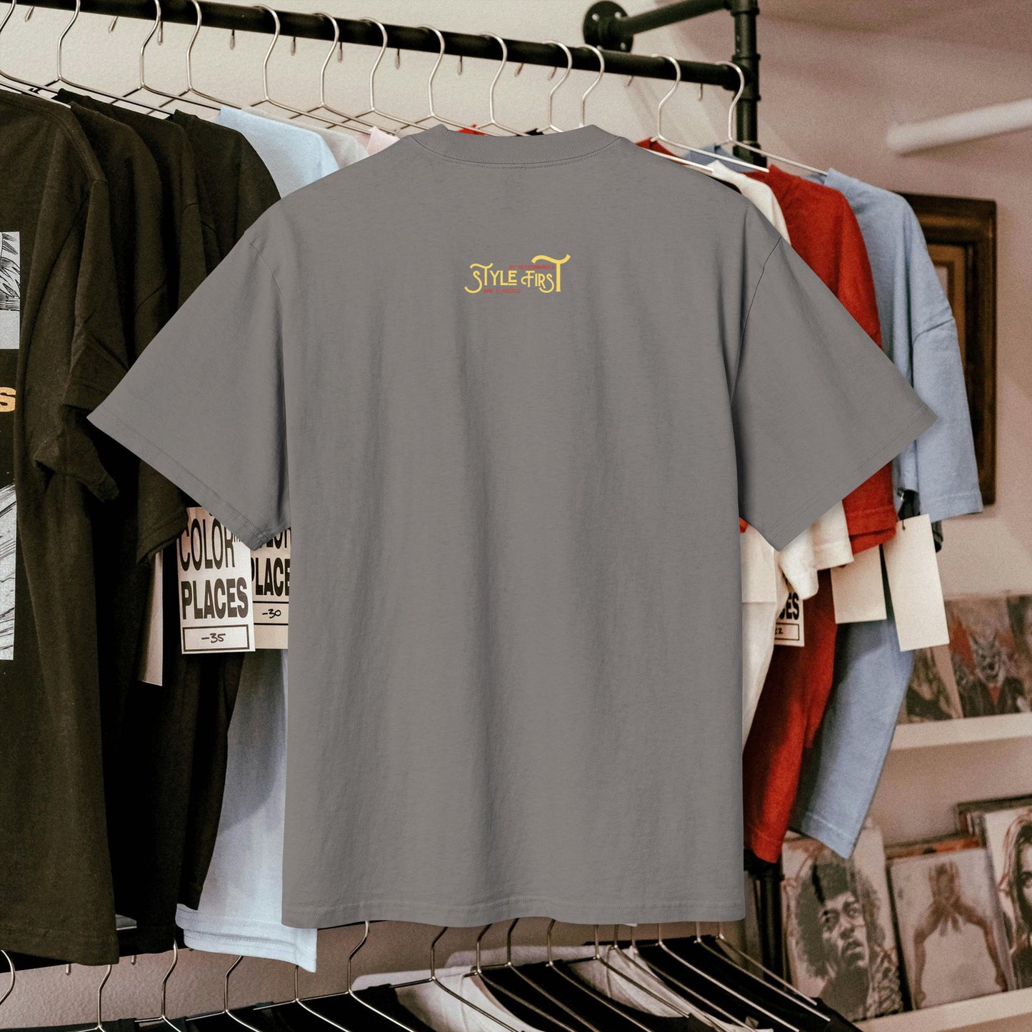 Unisex Heavy Faded Tee_ N+ Series USHFTEE PT2WW011_ Power Vibes Limited Edition Tee by WesternWaves_