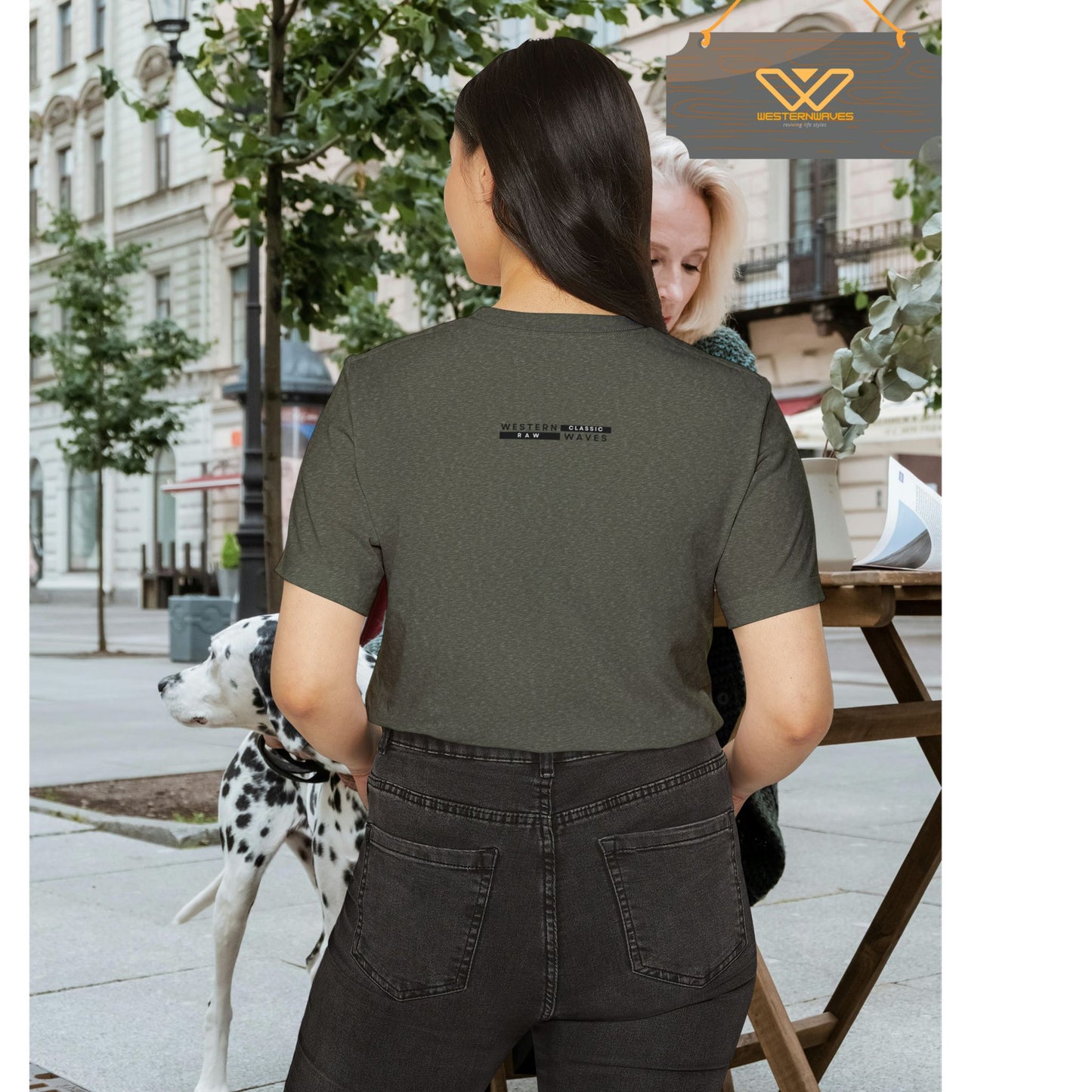 Eco-Friendly Unisex T-Shirt_ N7* Series ECOFUSTS PT2WW001_ Limited Edition Eco-Friendly T-Shirt by WesternWaves: