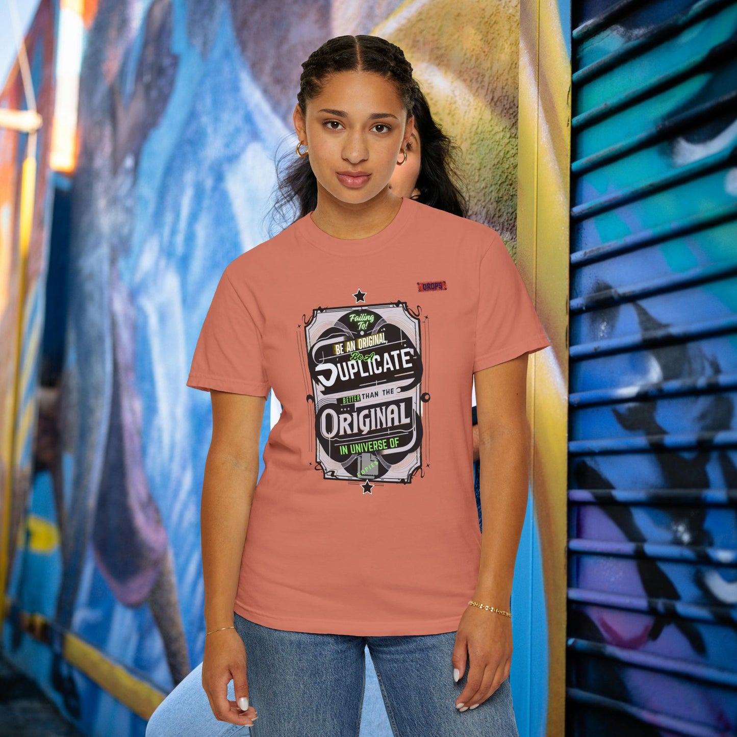 unisex garment-dyed t-shirt_ 09 July 2025_ Limited Edition Everyday Casual Wear by WesternWaves:
