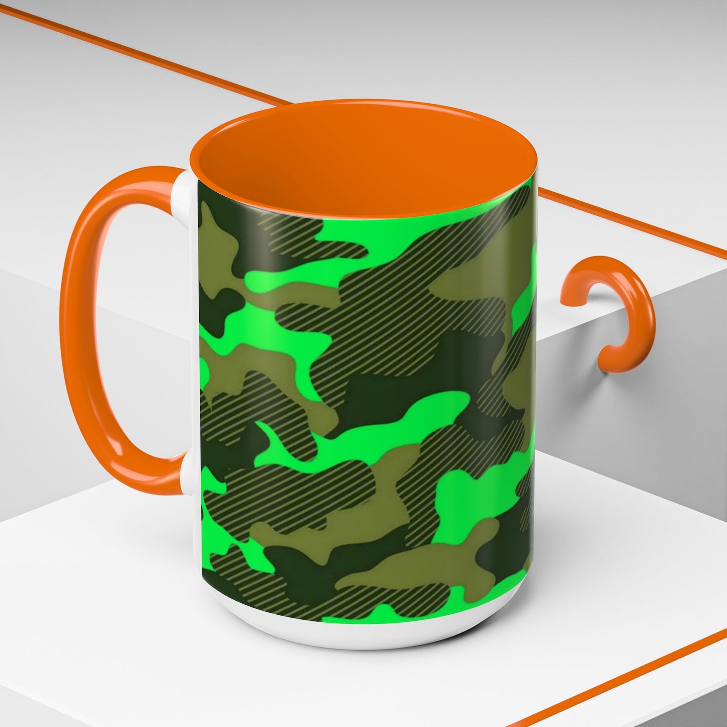 Accent Coffee Mug (11, 15oz)_ N2 Series ACMUG PT2WW004_ Limited Edition Mug by WesternWaves: