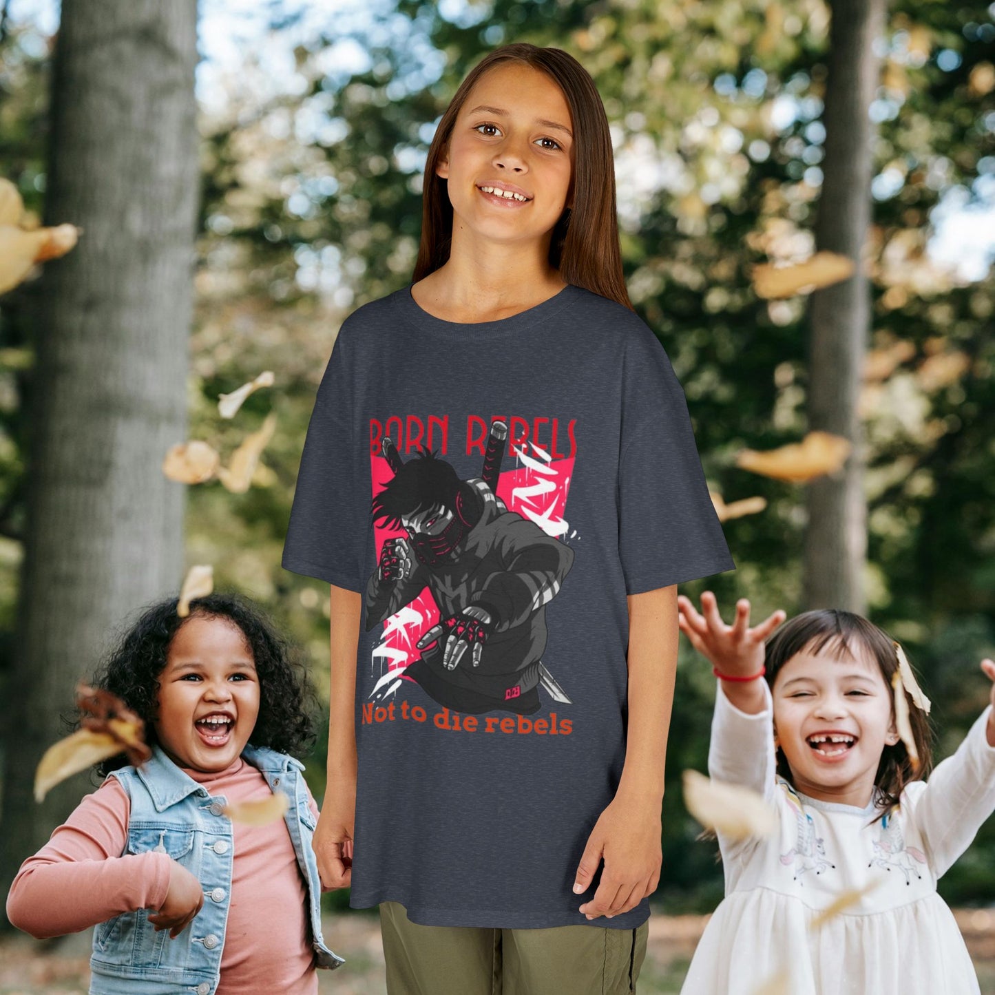 Kids Heavy Cotton™ Tee_ N3+ Series KHCT PT2WW004_ Limited Edition Durable Comfort for Every Adventure by WesternWaves: