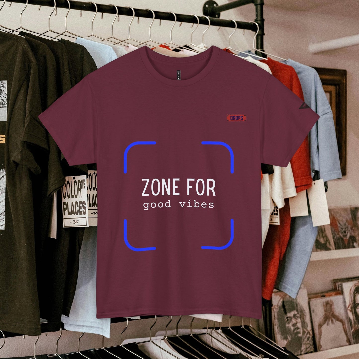 Unisex Heavy Cotton Tee_ 20 July 2025_ Limited Edition Unique Summer Wear_ by WesternWaves: