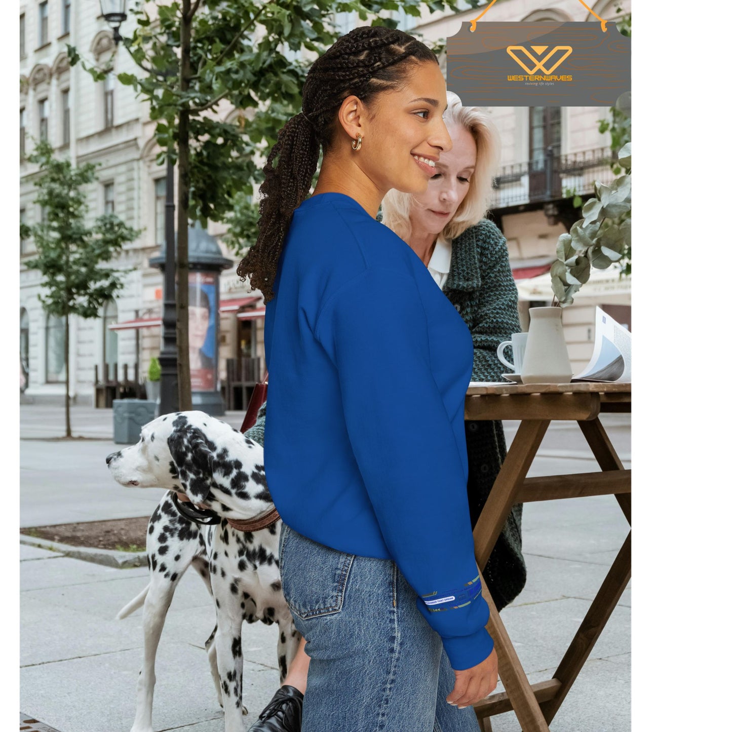 Unisex Heavy Blend™ Crewneck Sweatshirt_ N2+ Series UHBCSS PT2WW037_ Limited Edition Pure Luxury By WesternWaves: