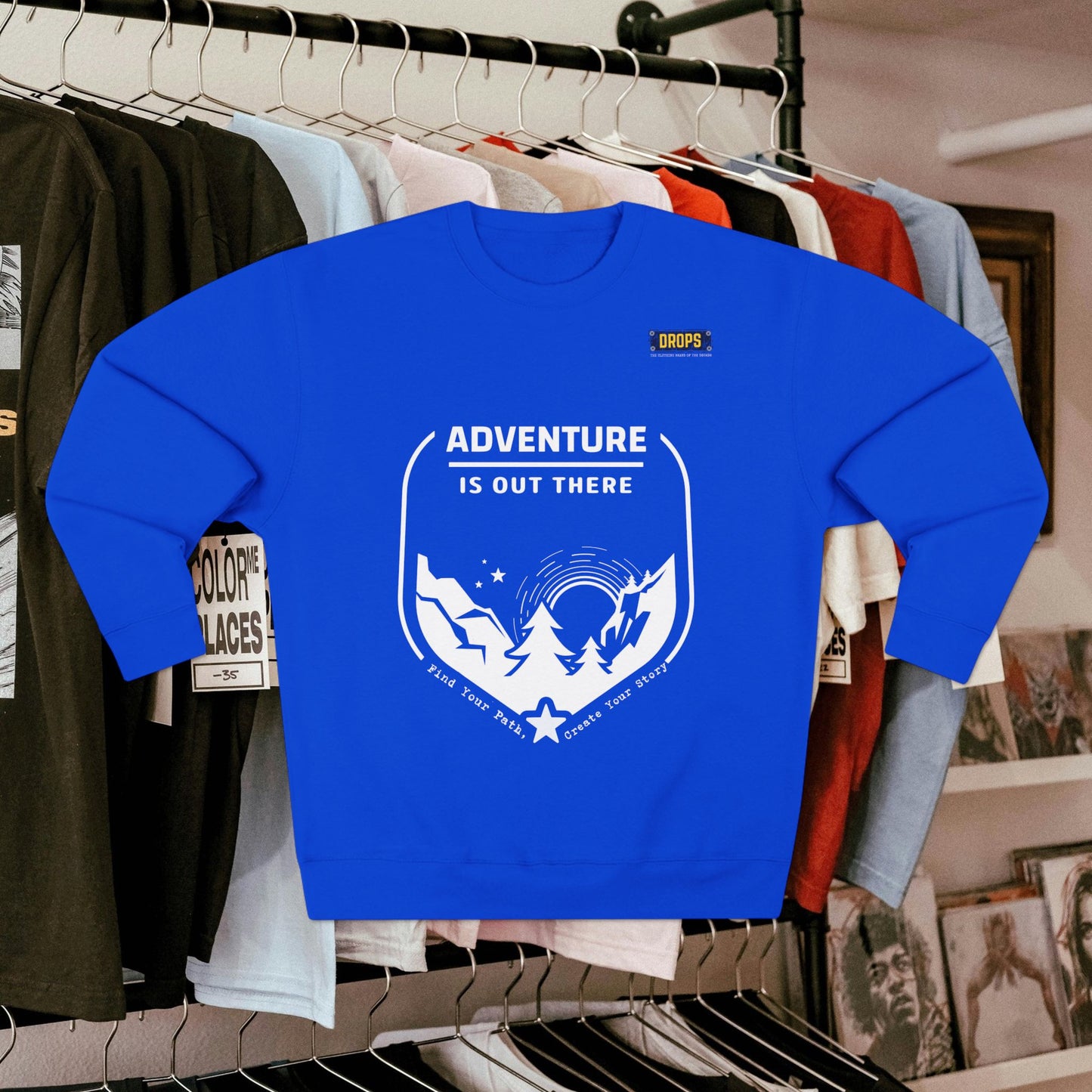 Unisex Crewneck Sweatshirt_ 04 July 2025_ Limited Edition Outdoor Gift for Adventure Lovers by WesternWaves: