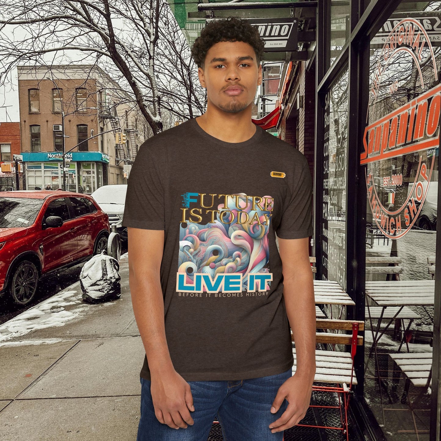 Unisex CVC Jersey T-shirt_ 16 June 2025_ Limited Edition Casual Fashion by WesternWaves: