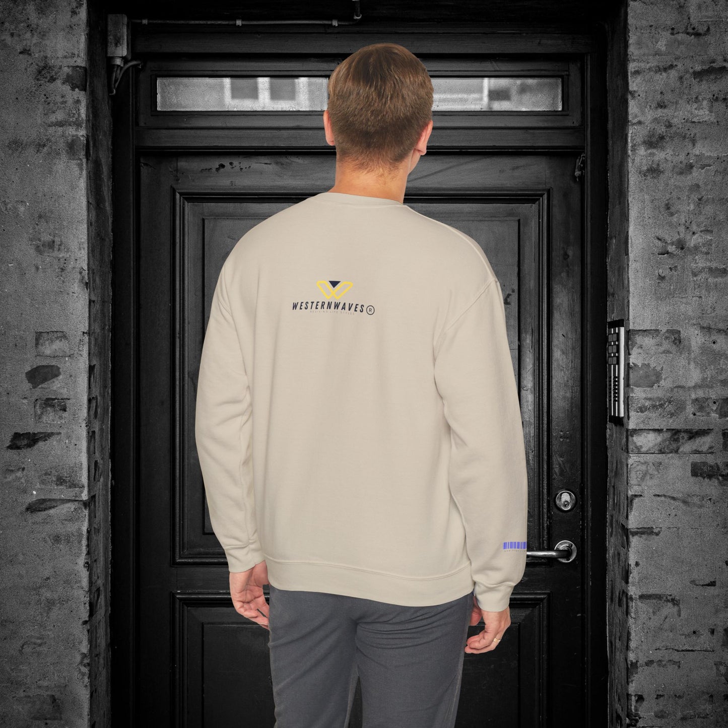 Unisex Heavy Blend™ Crewneck Sweatshirt_ N2+ Series UHBCSS PT2WW027_ Limited Edition Pure Luxury By WesternWaves: