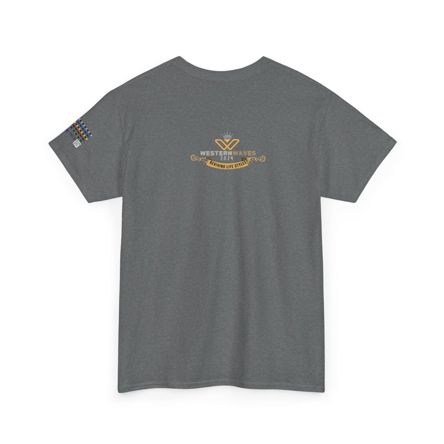 Unisex Heavy Cotton Tee_ Crafted from premium 100% cotton_ N+ Series UHCT PT2WV006_ Limited Edition by WesternWaves: