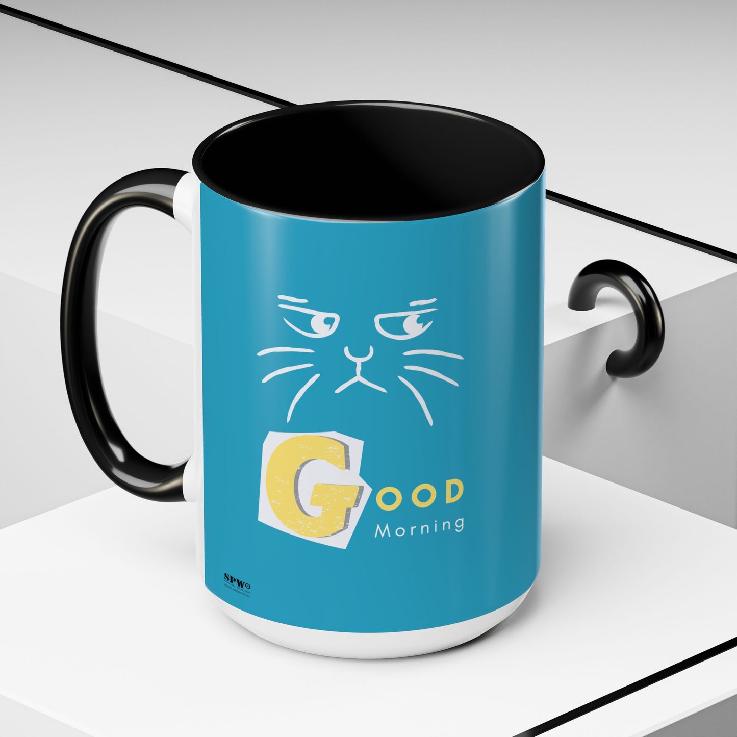 Accent Coffee Mug (11, 15oz)_ N+ Series ACMUG PT2WW006_ Limited Edition Mug by WesternWaves