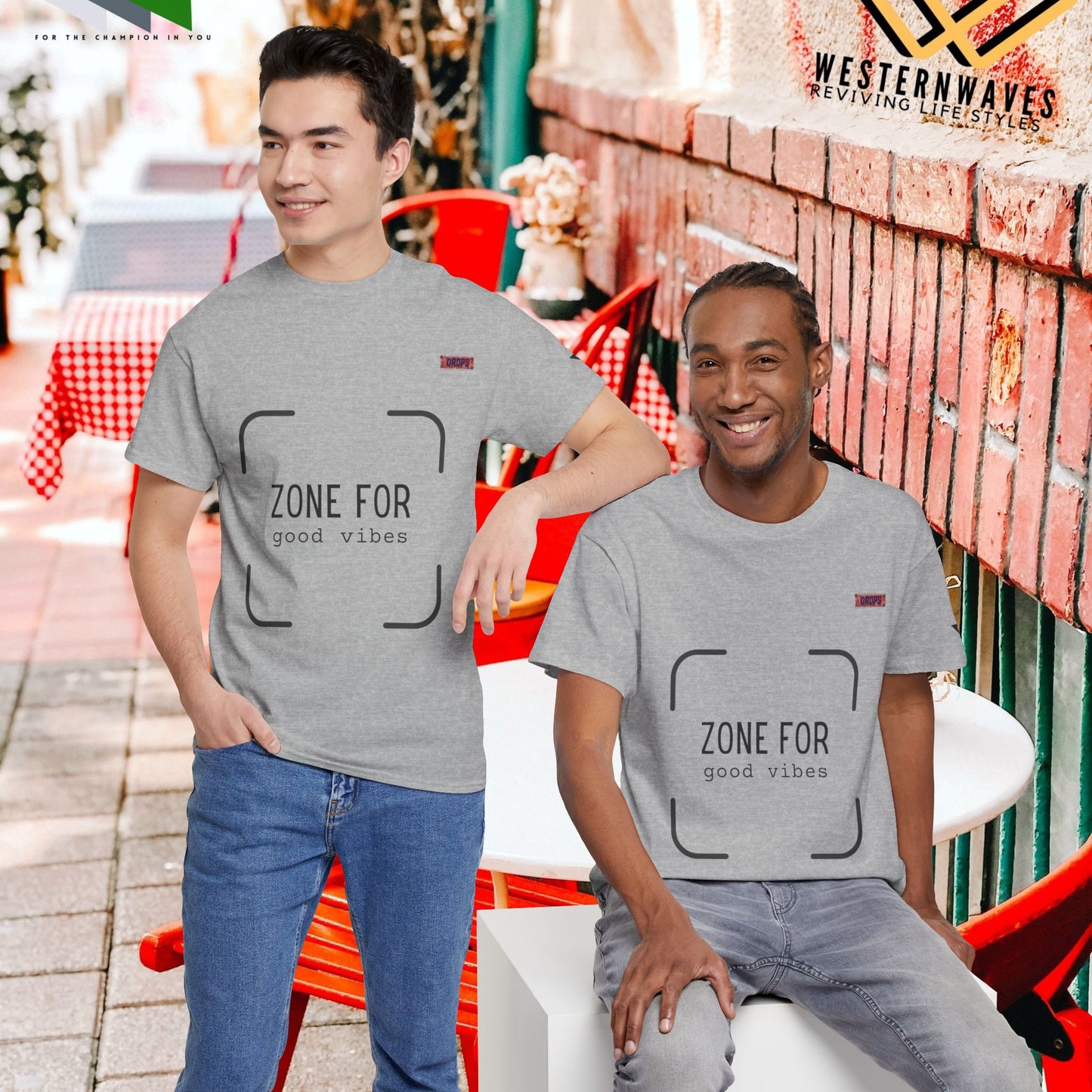 Unisex Heavy Cotton Tee_ 20 July 2025_ Limited Edition Unique Summer Wear_ by WesternWaves: