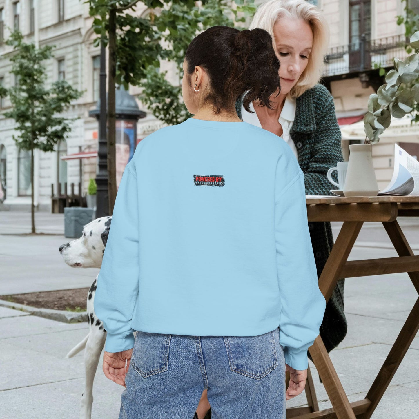 Unisex Garment-Dyed Sweatshirt_ N2 Series USGDSS PT2WW002_ Limited Edition Masterpiece of ‘ZeztZ’ Sports Brand _ Luxury & Casual Comfort by WesternWaves: