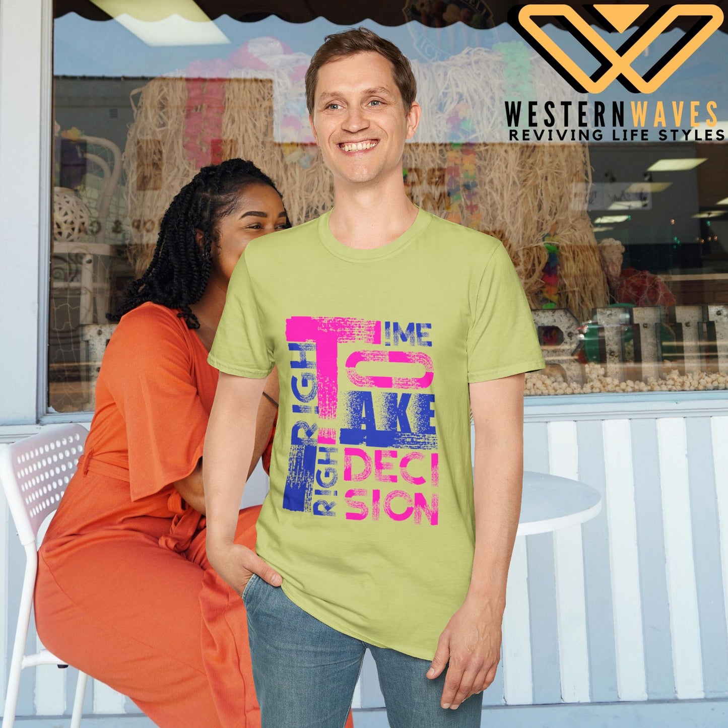 Unisex Softstyle T-Shirt_ N2+ Series USSTS FT2WW003_ Redefines Relaxation Limited Edition by WesternWaves: