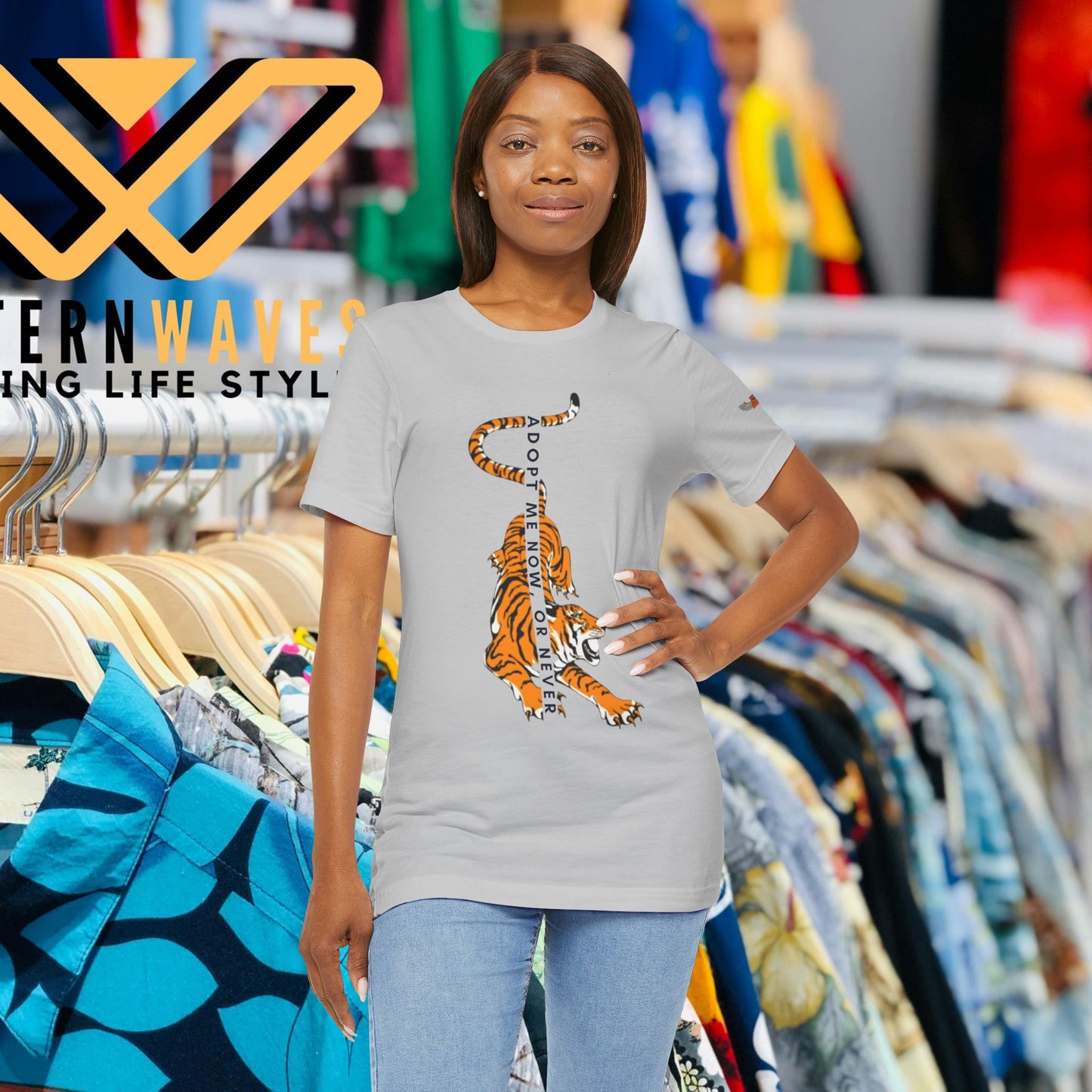 Unisex Jersey Short Sleeve Tee_ N2 Series PT2WW003_Limited Edition by WesternWaves: