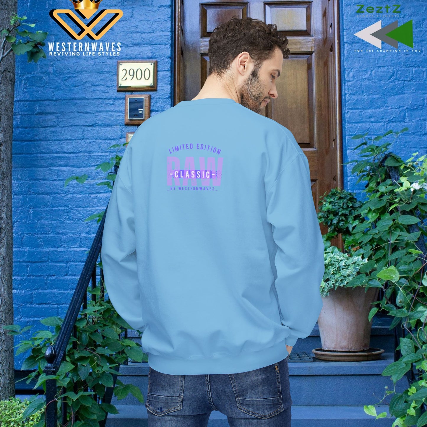 Softstyle Fleece Sweatshirt - N3+ Series SSFSS PT2WW001_ Limited Edition Cozy, Eco-Friendly, Unisex product by WesternWaves: